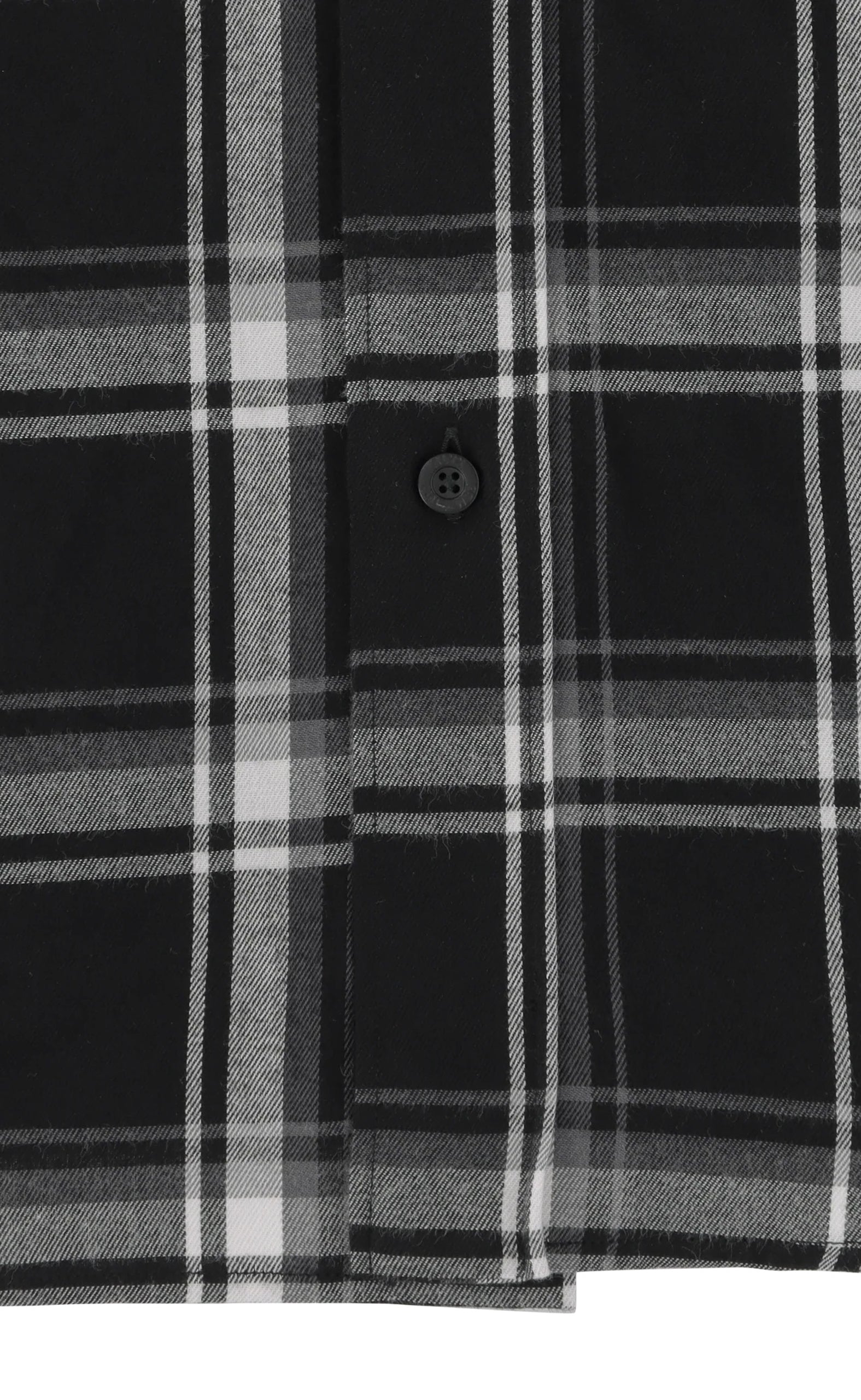 MONOGRAM PLAID BLACK WHITE SHIRT