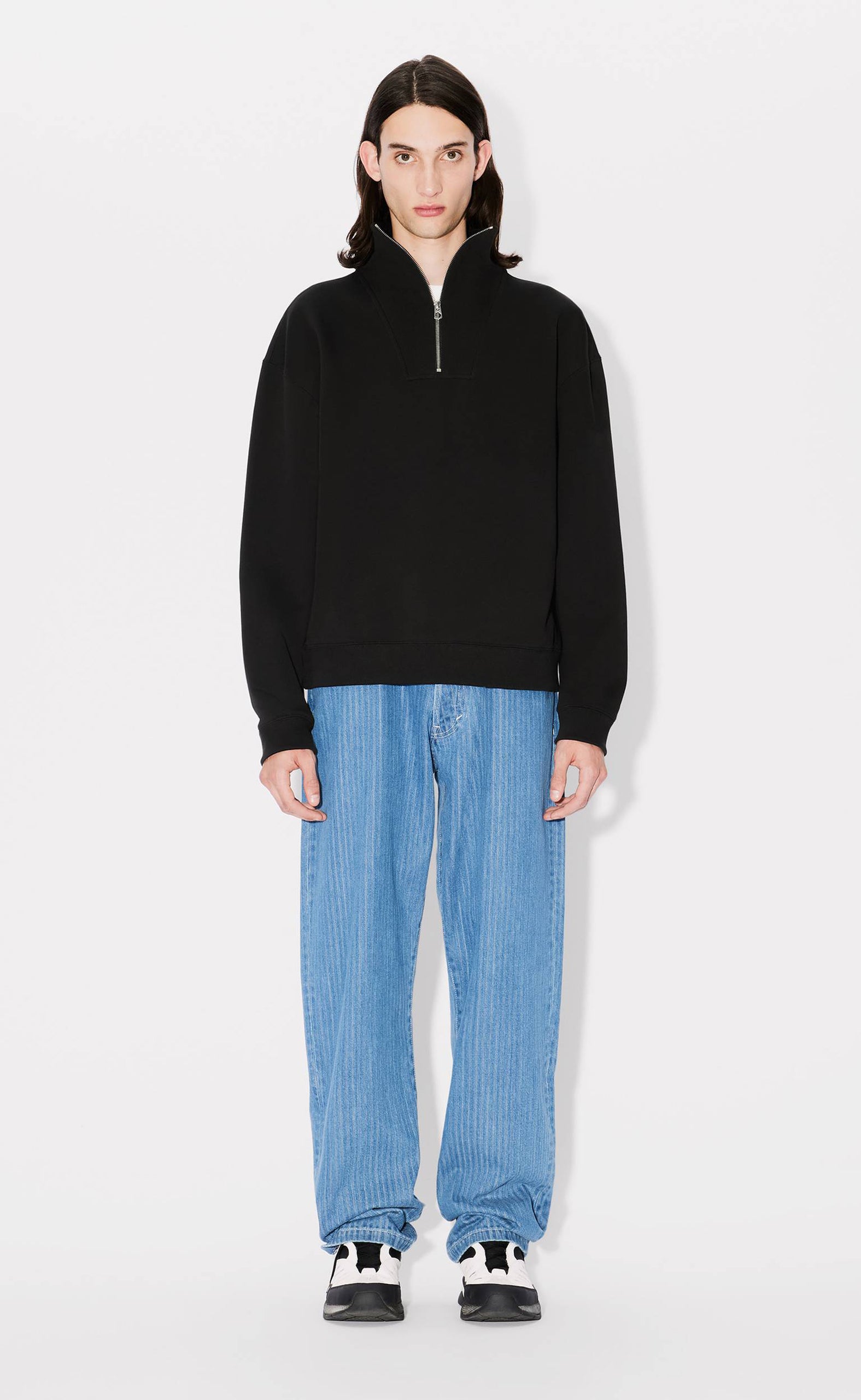 KENZO ARCHIVE 1970 BLACK QUARTER ZIP