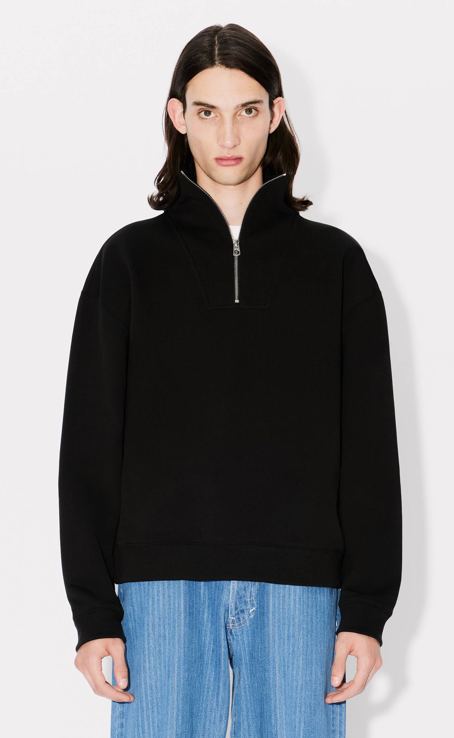 KENZO ARCHIVE 1970 BLACK QUARTER ZIP