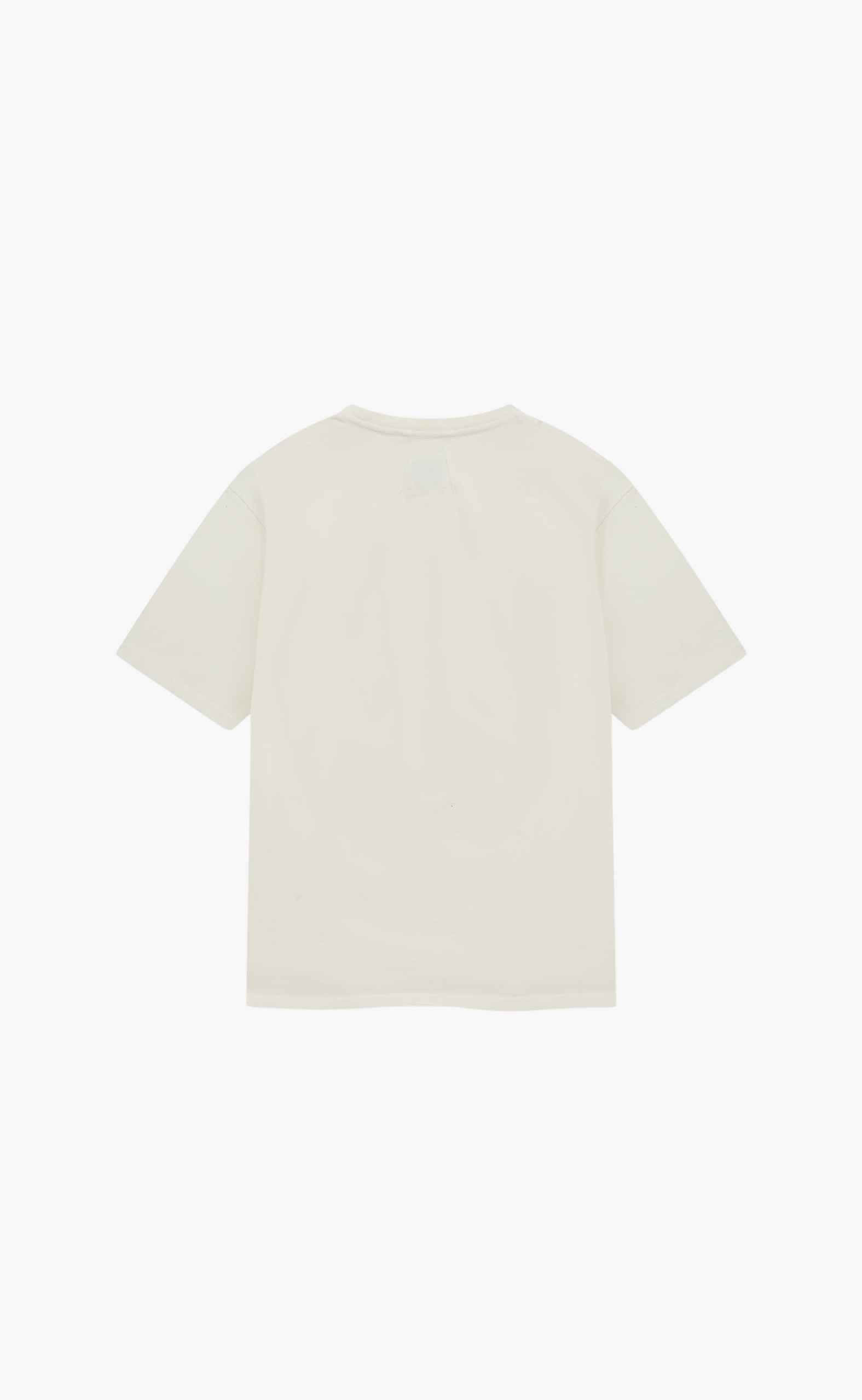 RHUDE BANNER VINTAGE WHITE T-SHIRT
