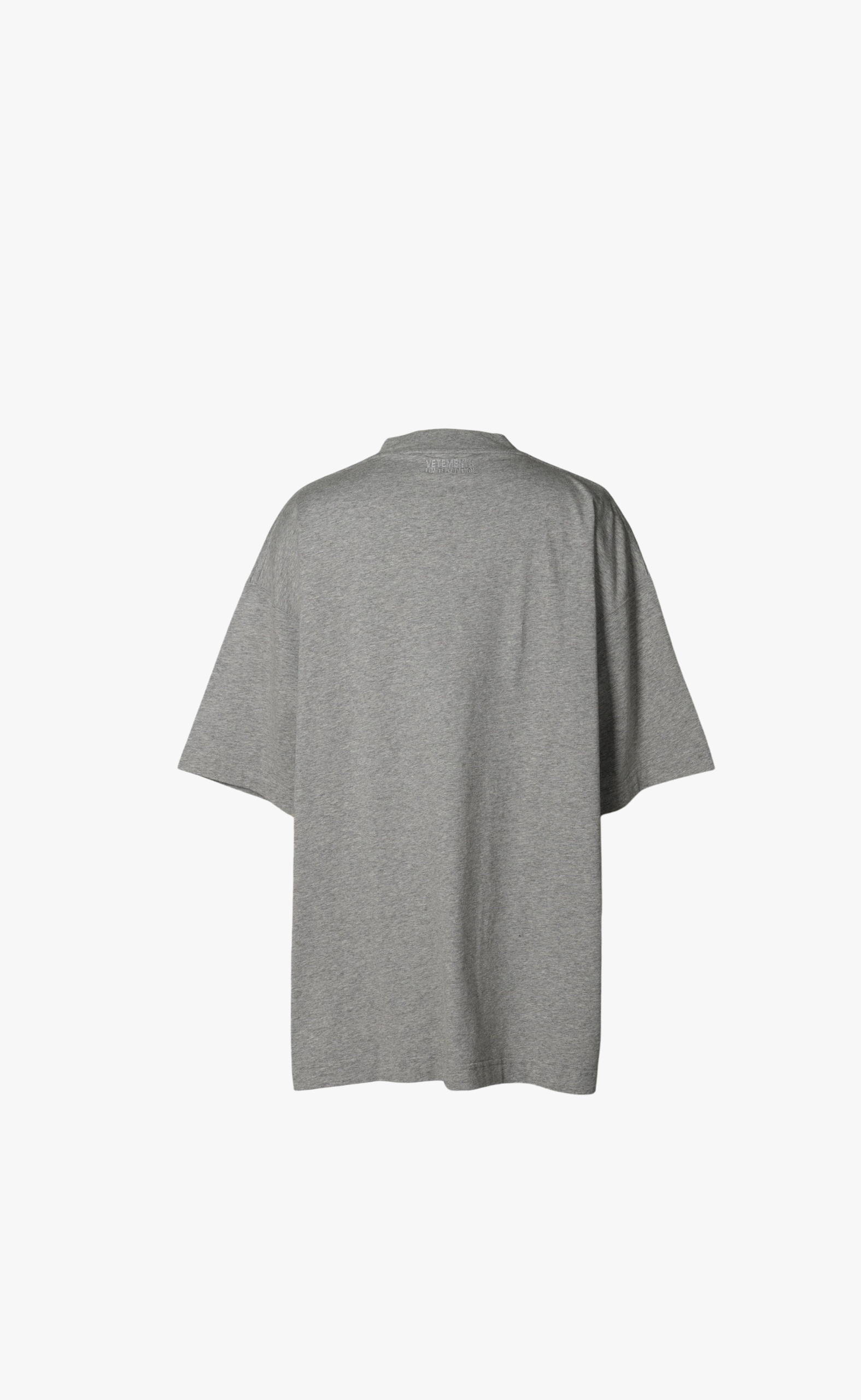 GOTH OVERSIZED GREY MELANGE T-SHIRT