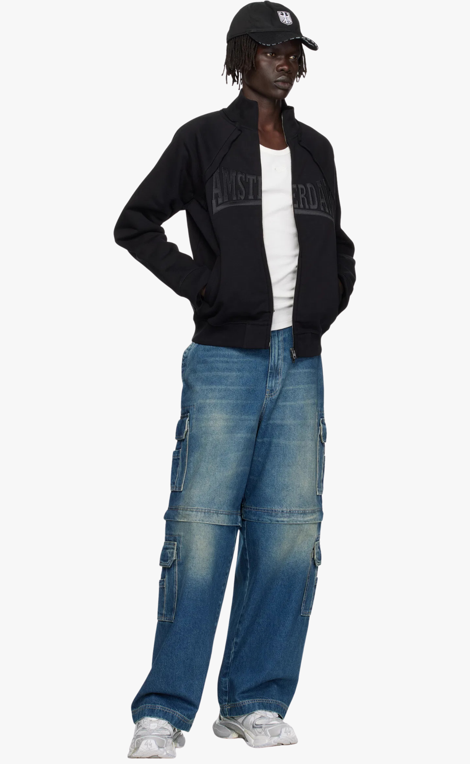 PATCHED BLACK JACKET