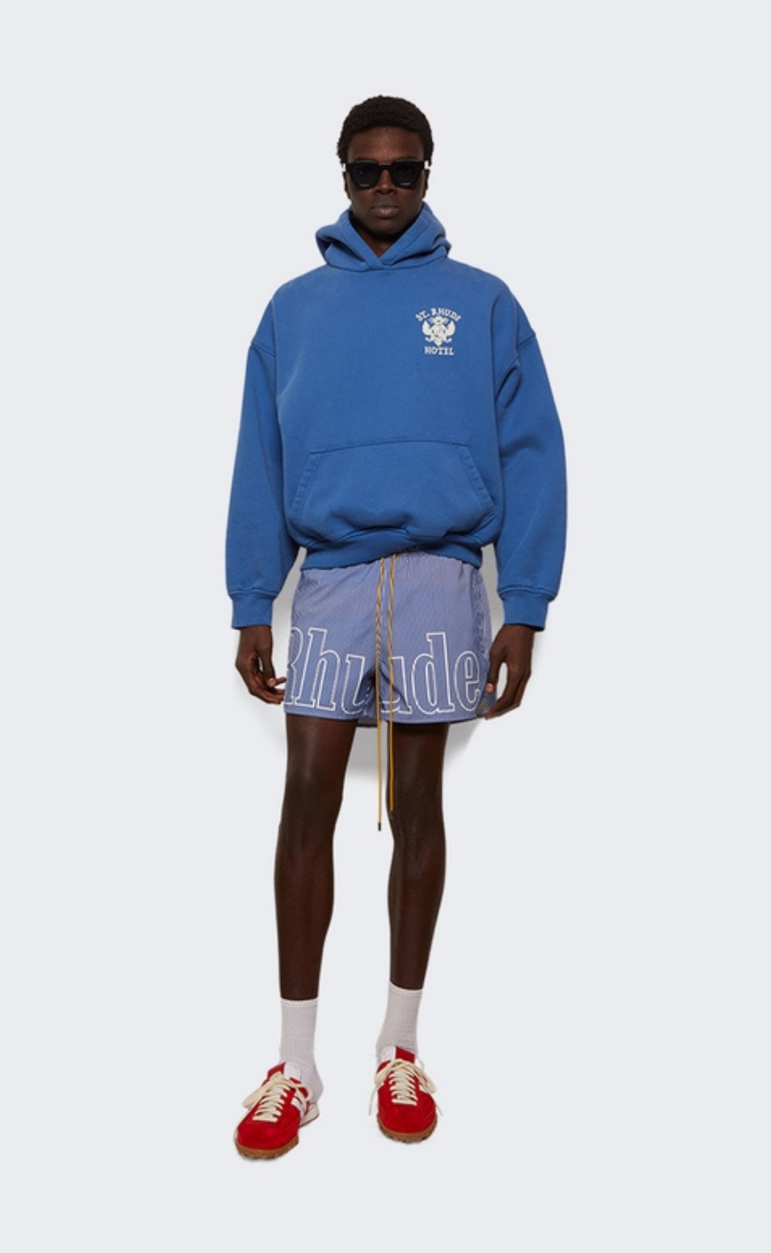 ST. RHUDE SEAL ROYAL BLUE HOODIE