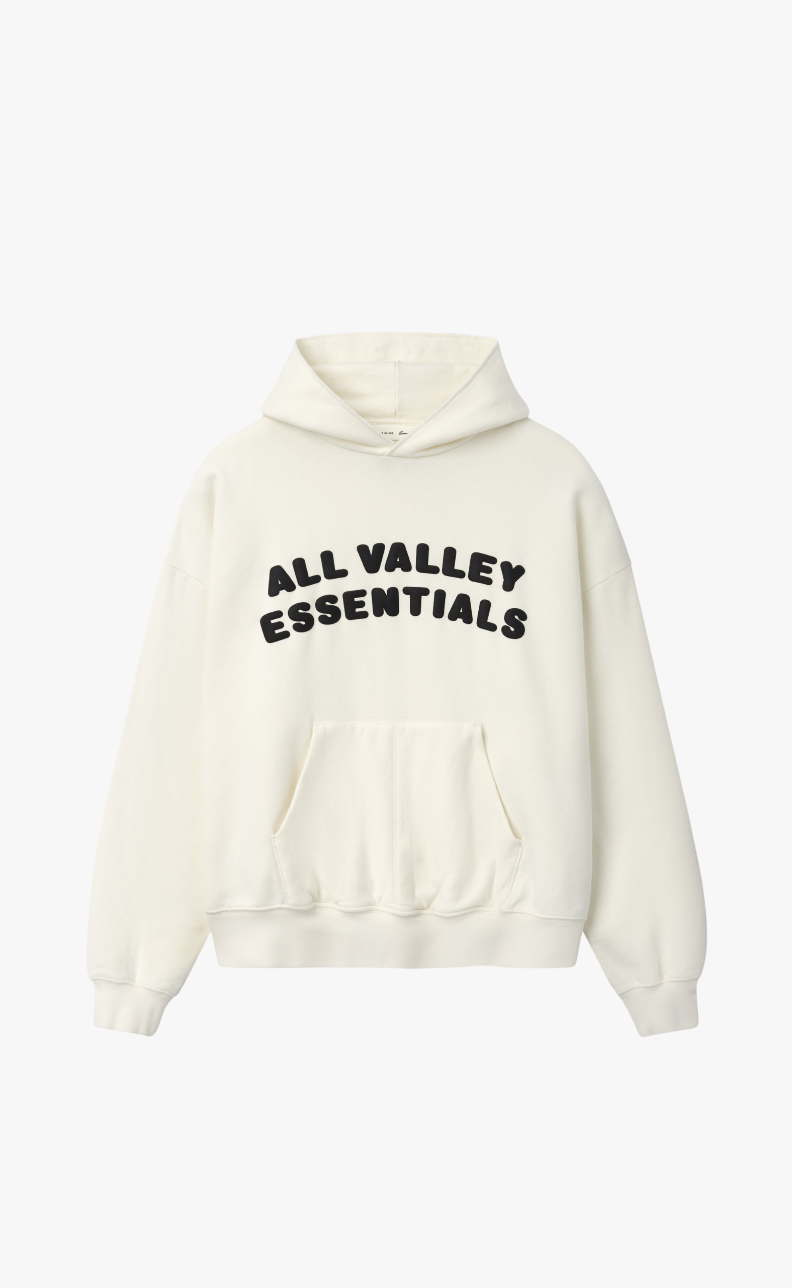 90S WASHED IVORY HOODIE
