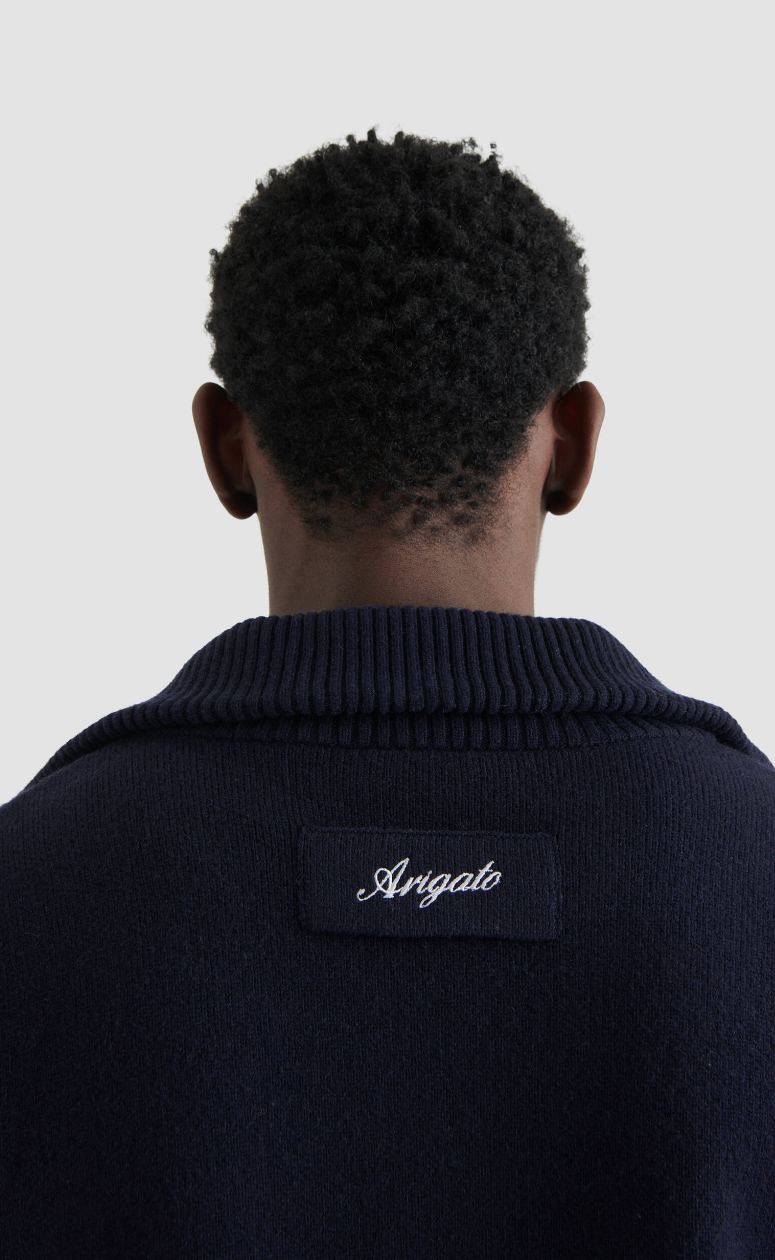 CORE ZIP-UP NAVY SWEATER