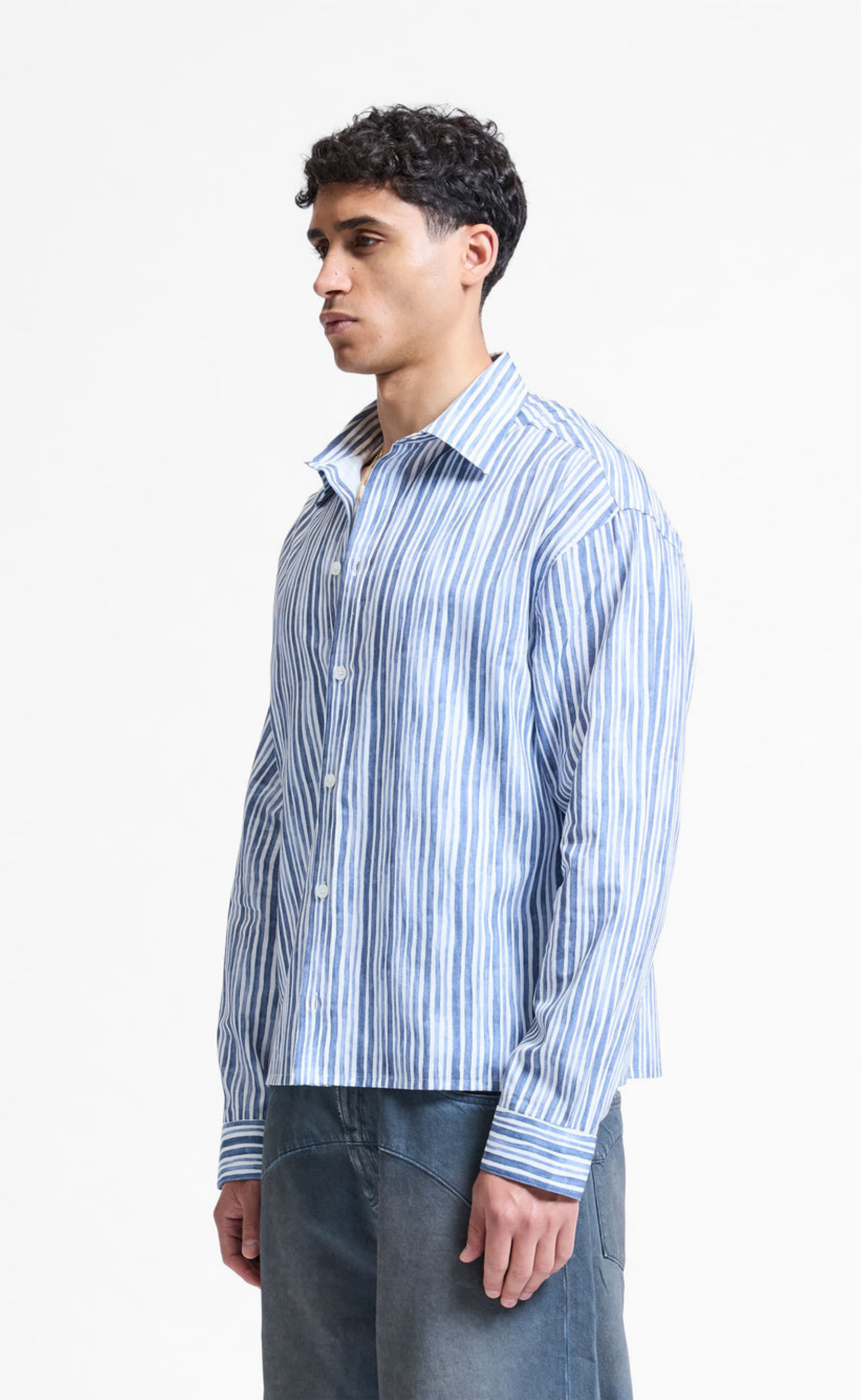 WATERCOLOR BLUE SHIRT