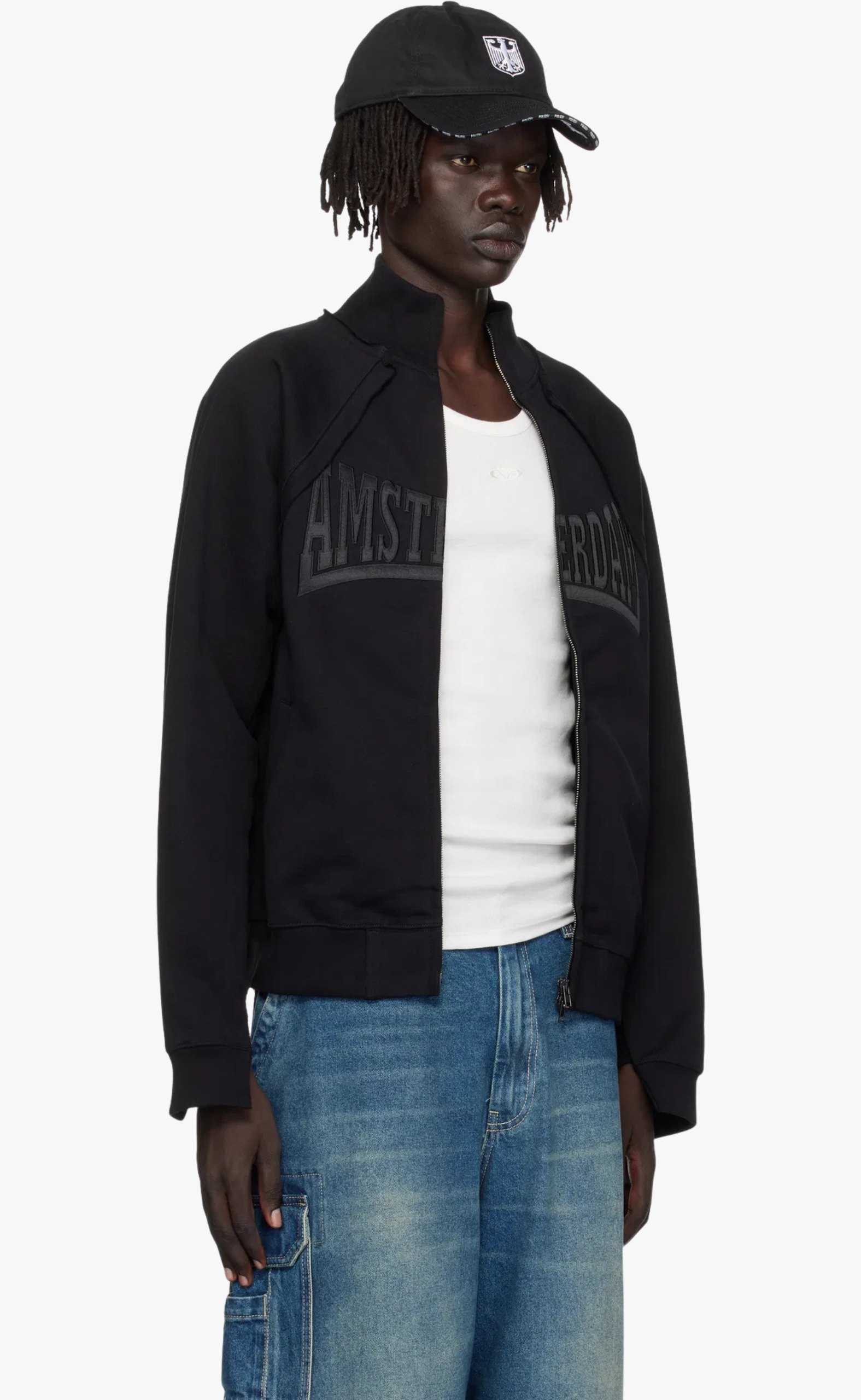 PATCHED BLACK JACKET