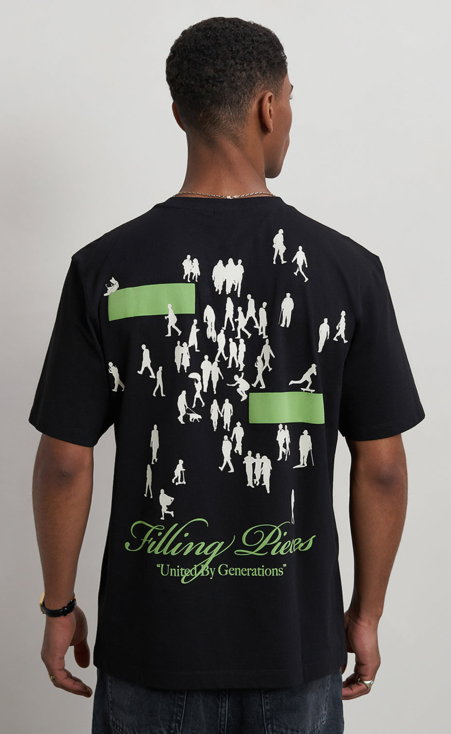 T-SHIRT UNITED BY GENERATIONS BLACK