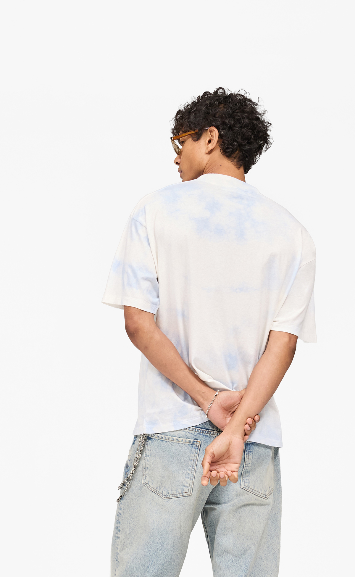 BEACH BOYS SCRIPT BLUE TIE DYE T-SHIRT