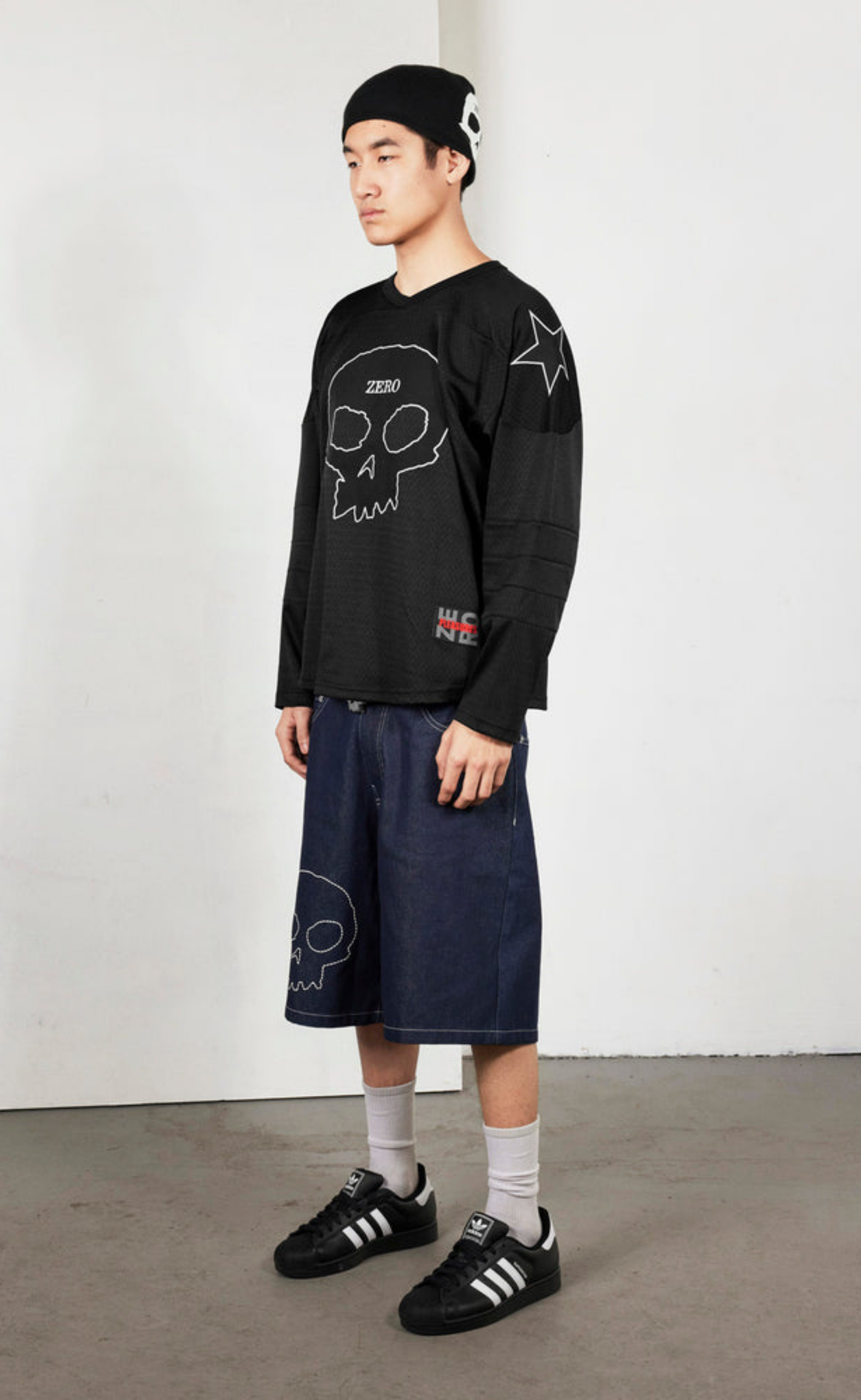 JAMIE HOCKEY JERSEY BLACK LONGSLEEVE