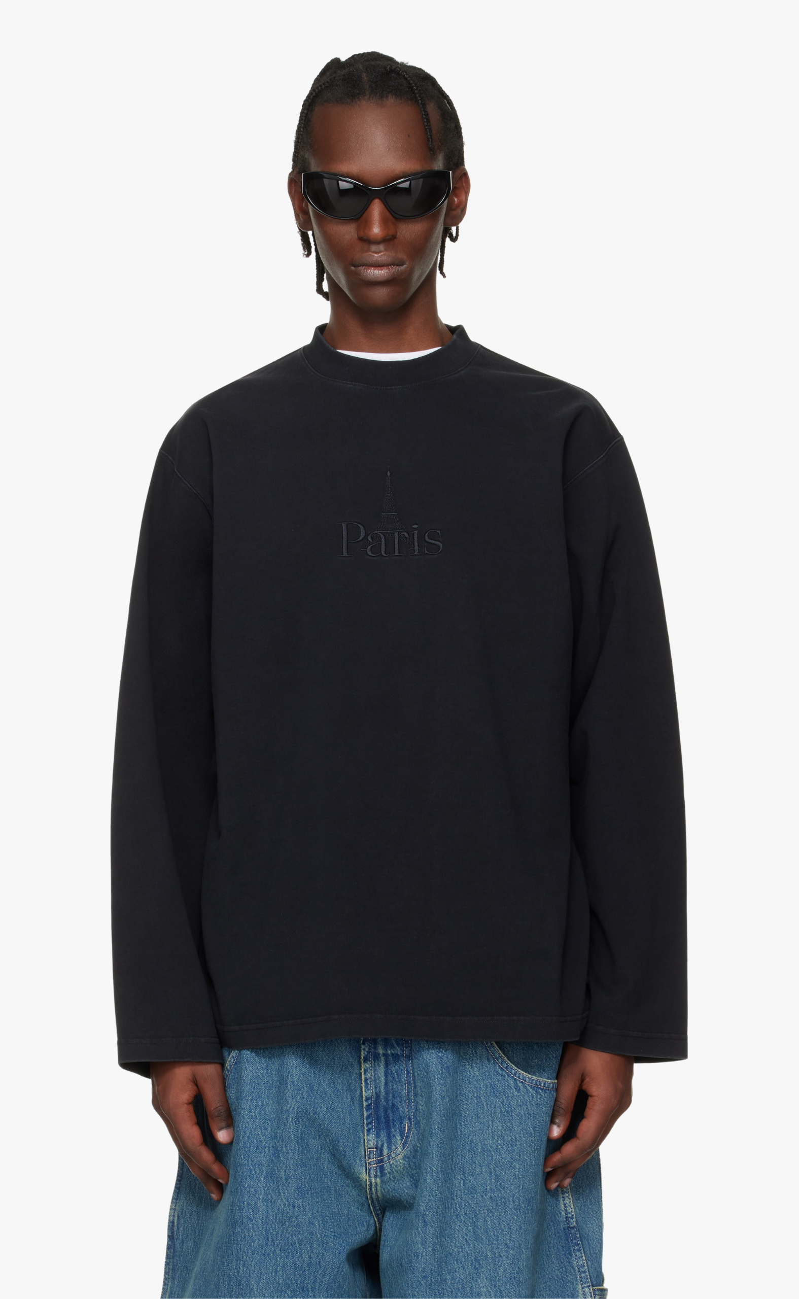 PARIS BLACK LONGSLEEVE