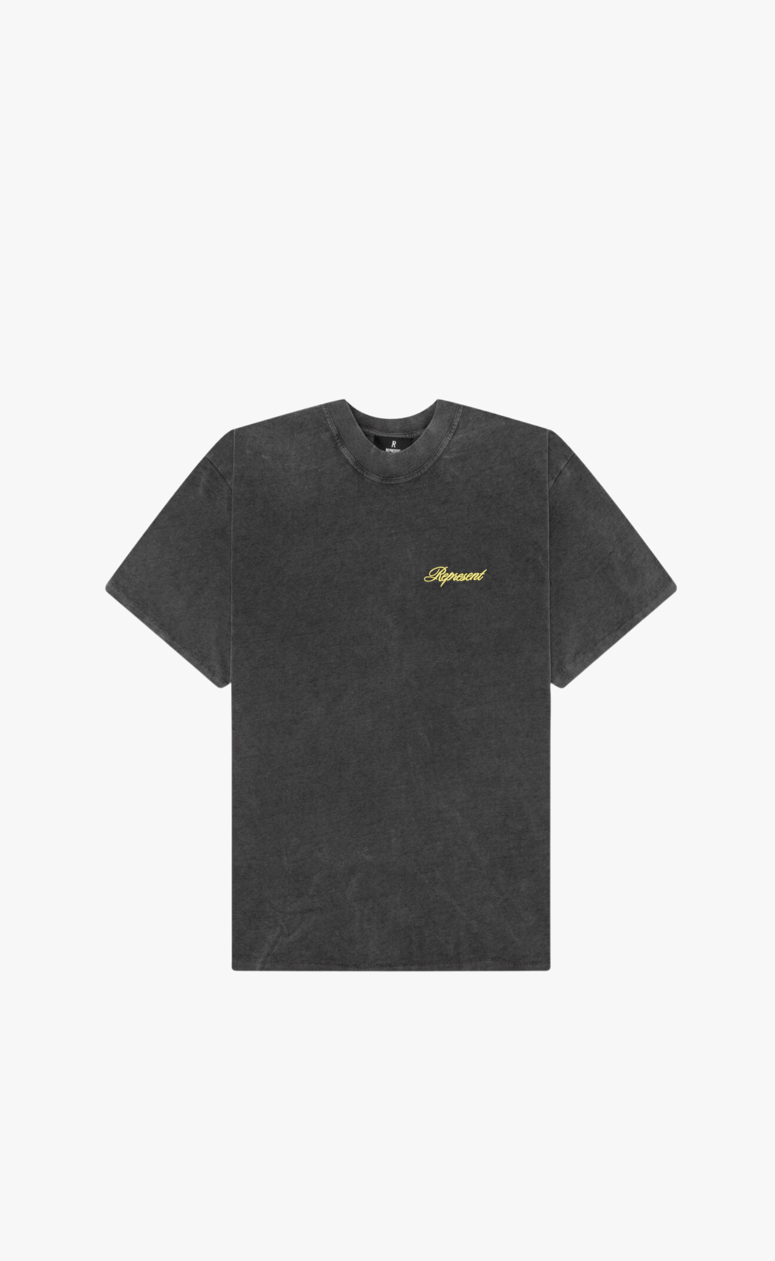 SCRIPT LOGO VINTAGE GREY T-SHIRT