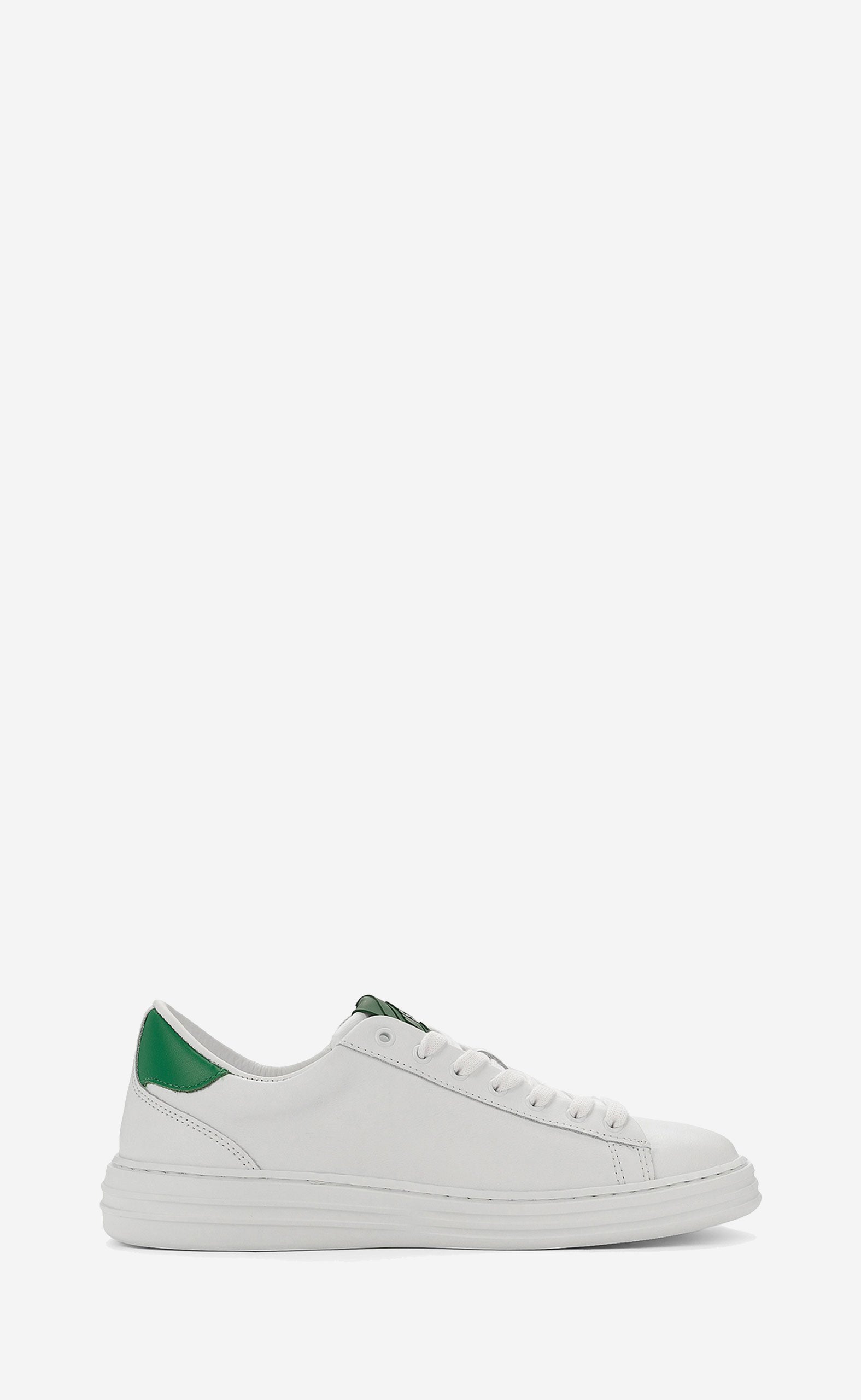 GREEN OPT WHITE ICONIC CUPSOLE SNEAKERS