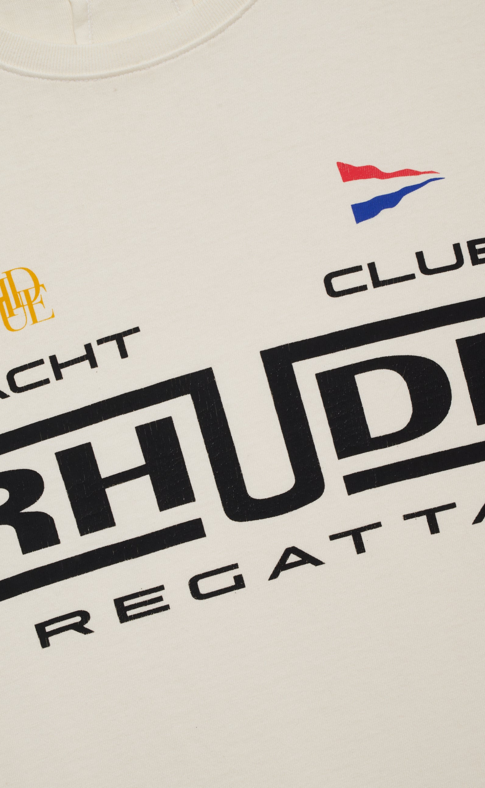 REGATTA CLUB VINTAGE WHITE T-SHIRT