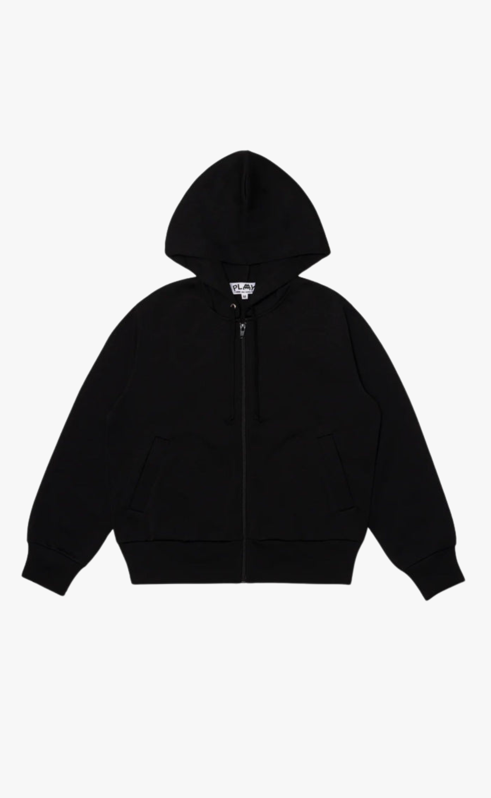 BLACK MENS HOODED SWEATSHIRT