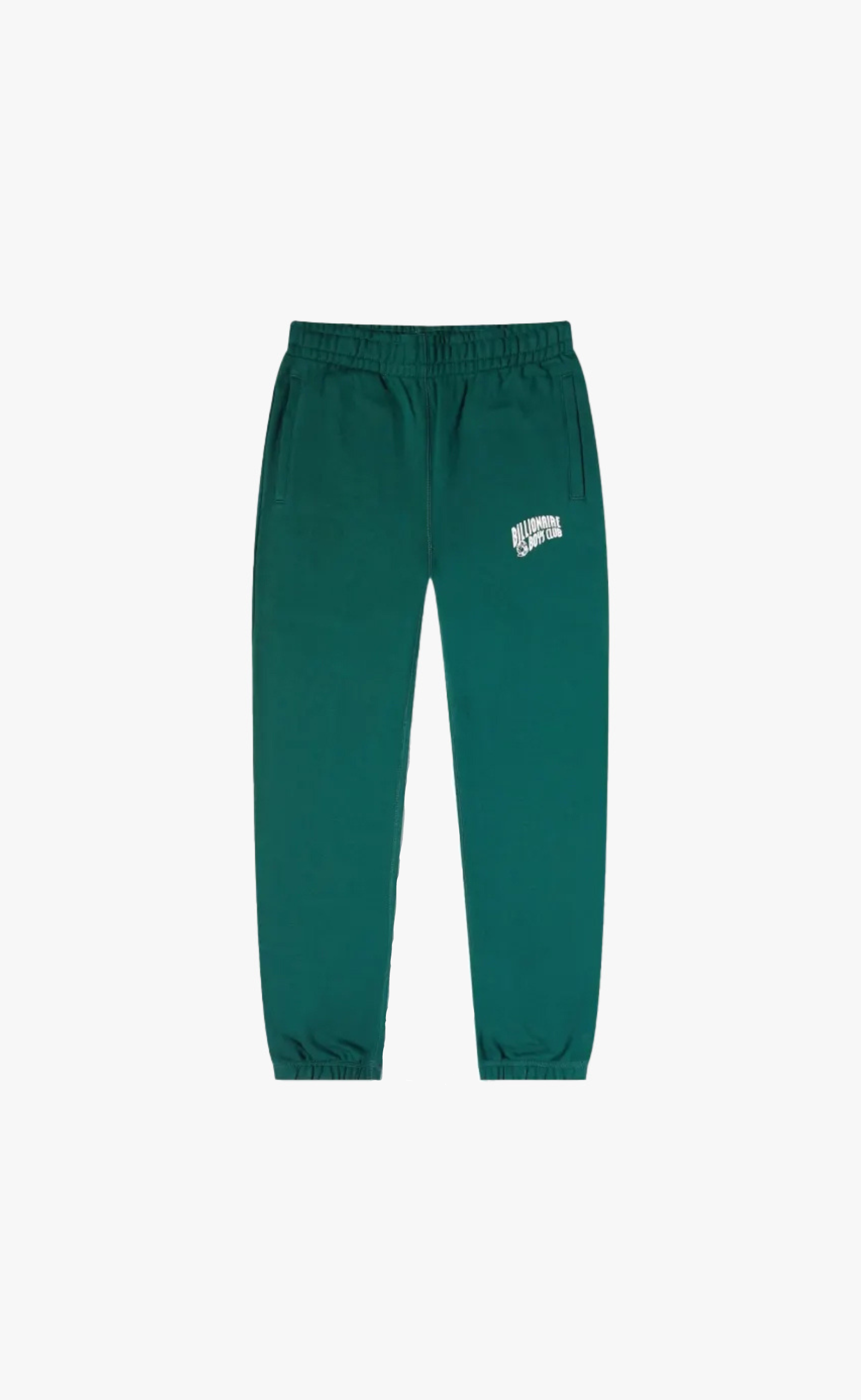 FOREST GREEN WHITE SMALL ARCH LOGO SWEATPANTS