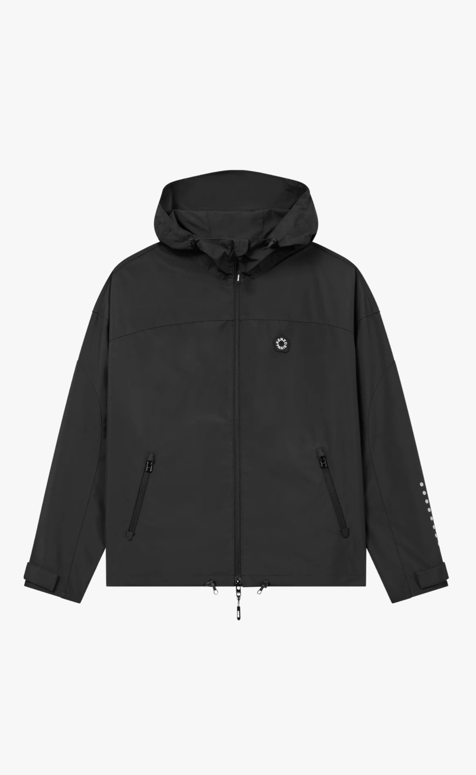 BOKE FLOWER 2.0 TECHNICAL WINDBREAKER BLACK JACKET