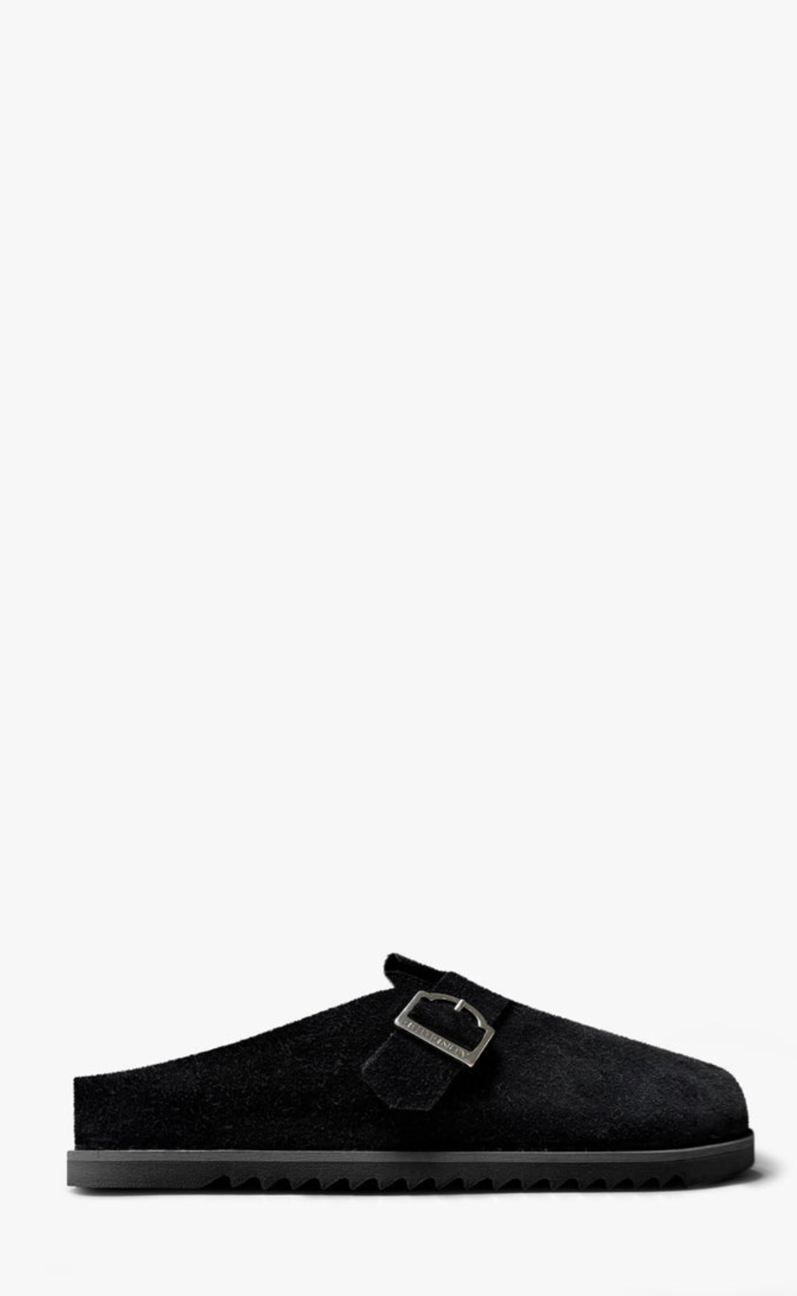 RETERNITY MULE WASHED BLACK SLIPPERS