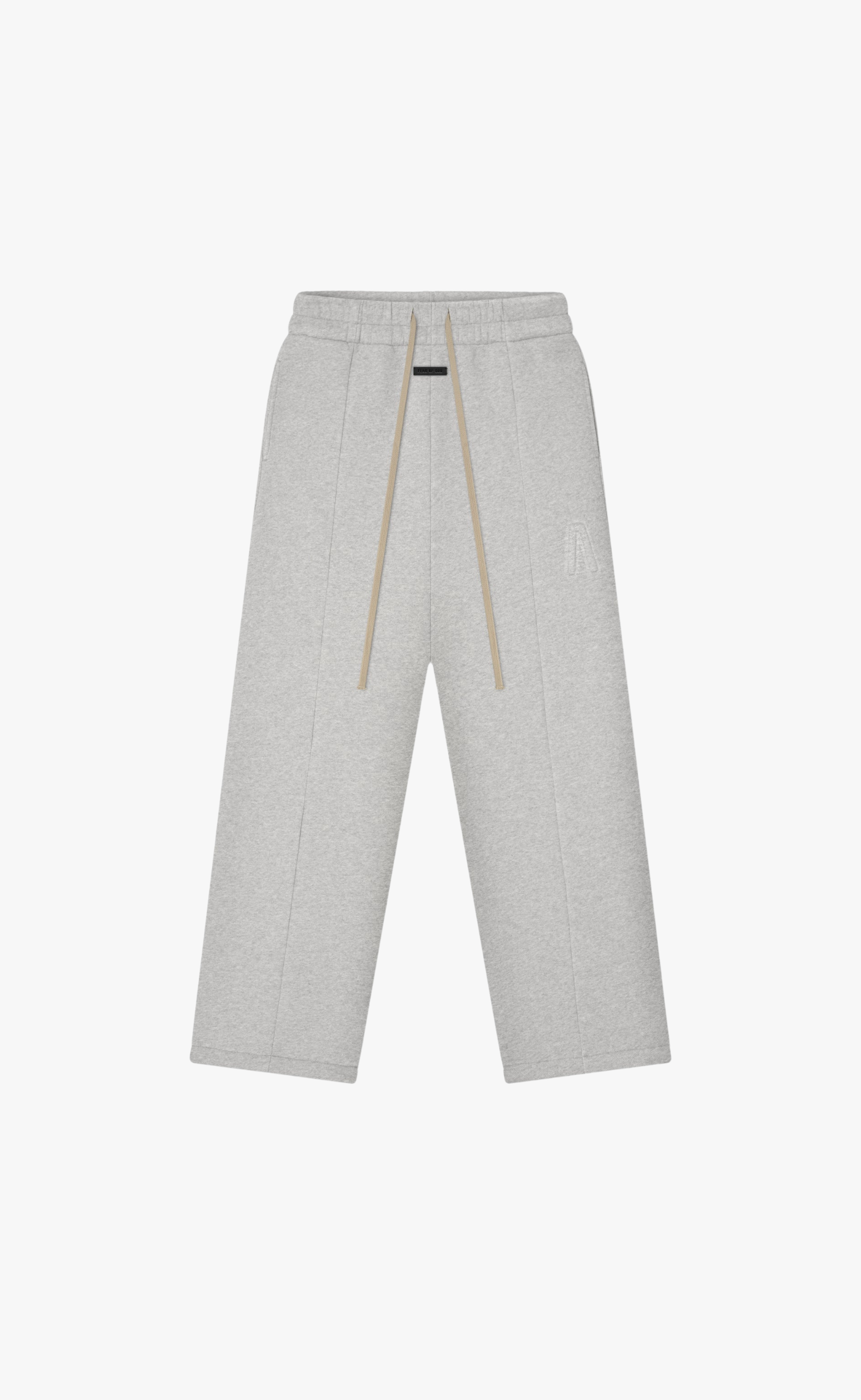 WIDE LEG MELANGE GREY SWEATPANT