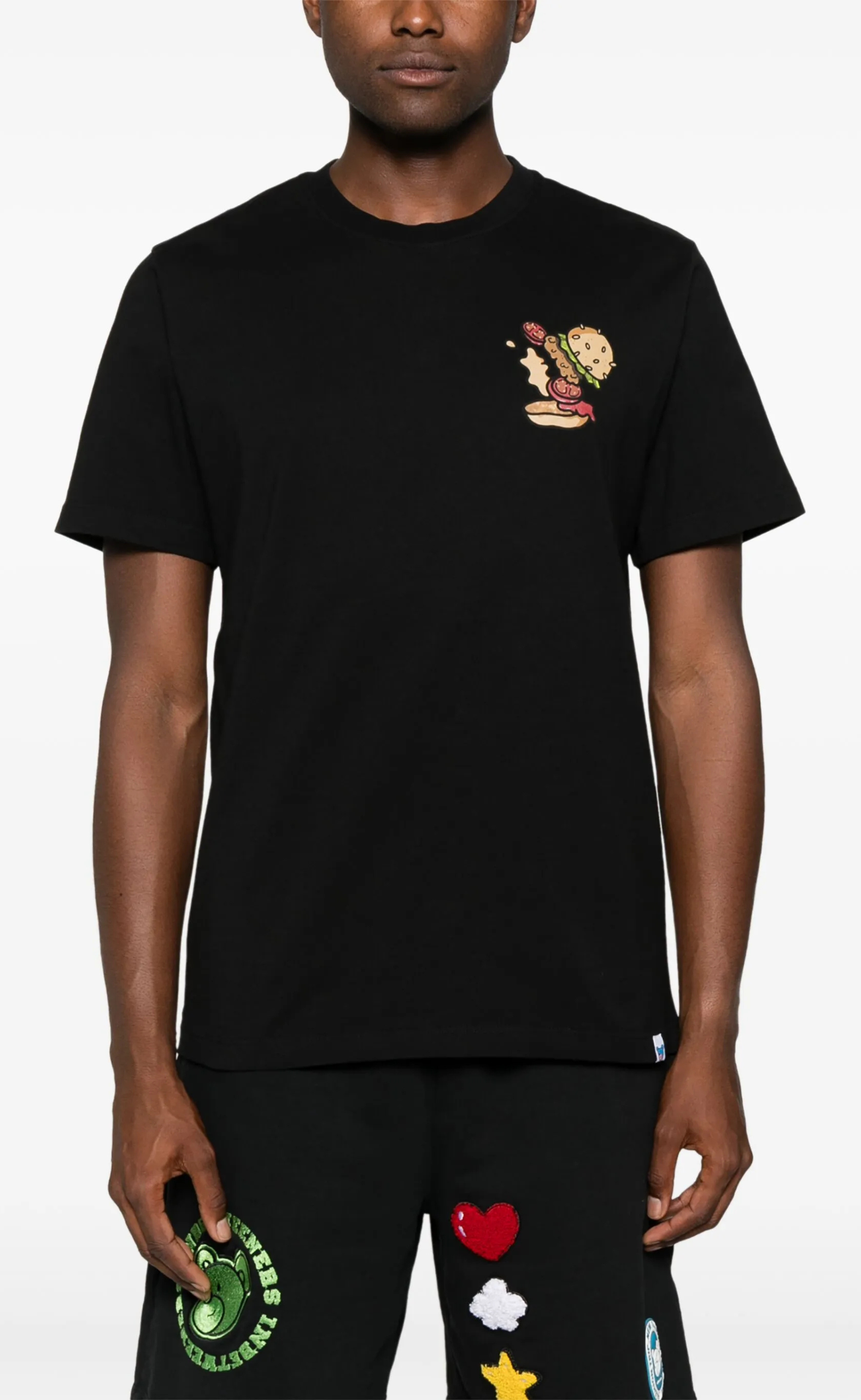 HAMBURGER BLACK T-SHIRT