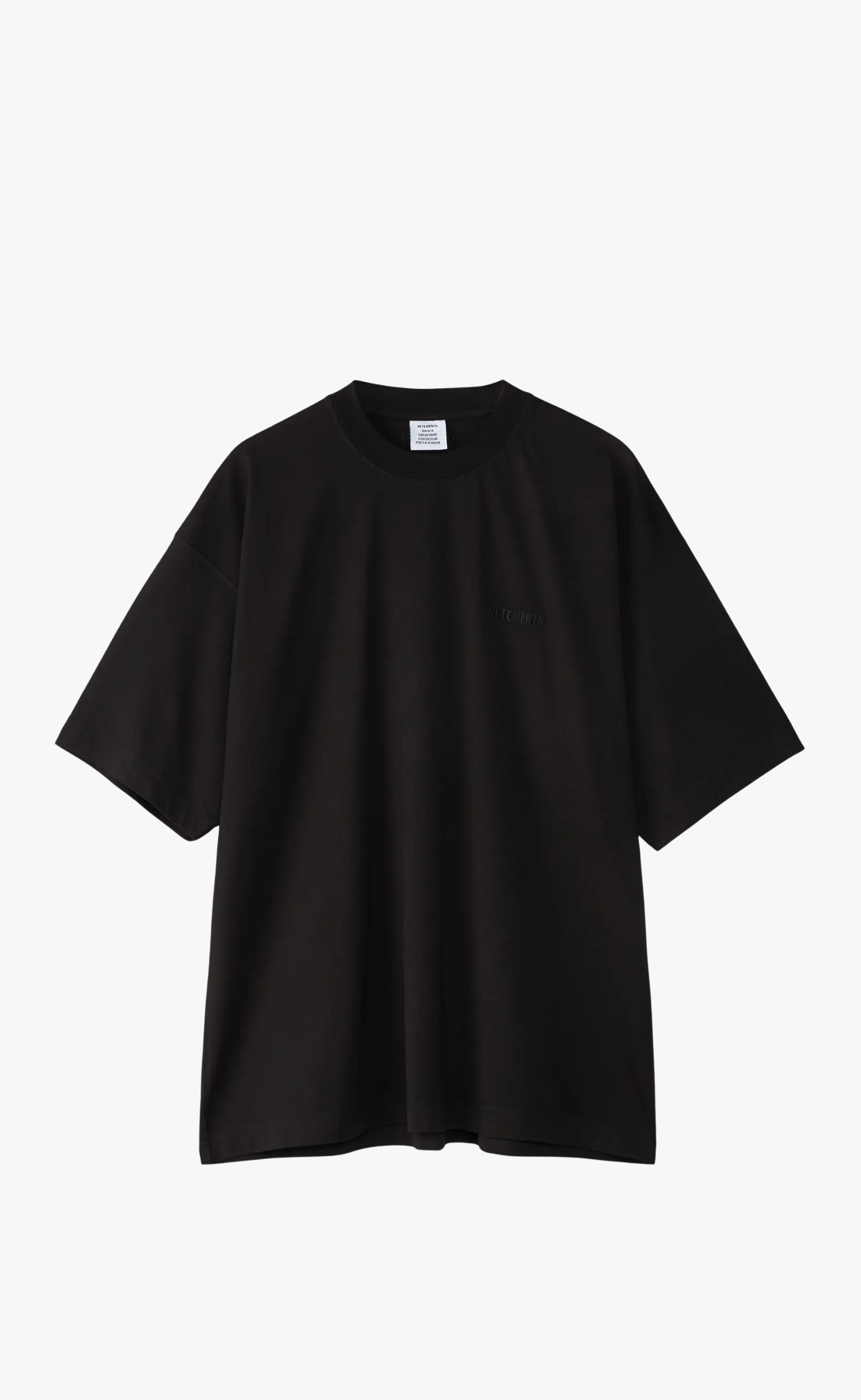 LOGO REGULAR BLACK T-SHIRT