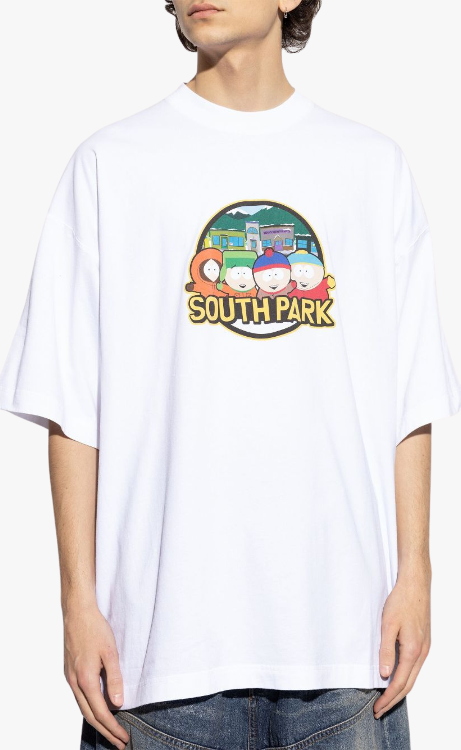 SOUTHPARK OVERSIZED WHITE T-SHIRT