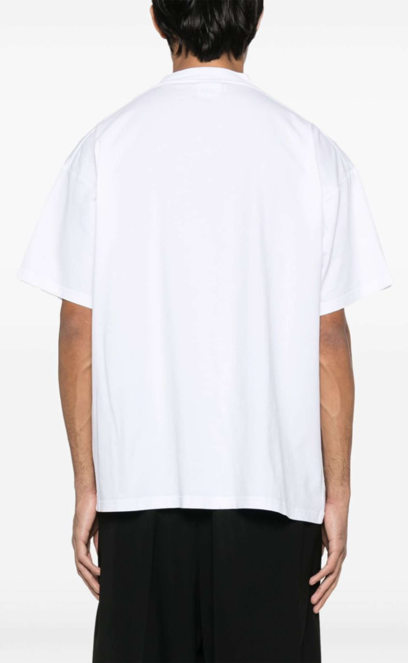 SCRIBBLED PARIS REGULAR WHITE T-SHIRT