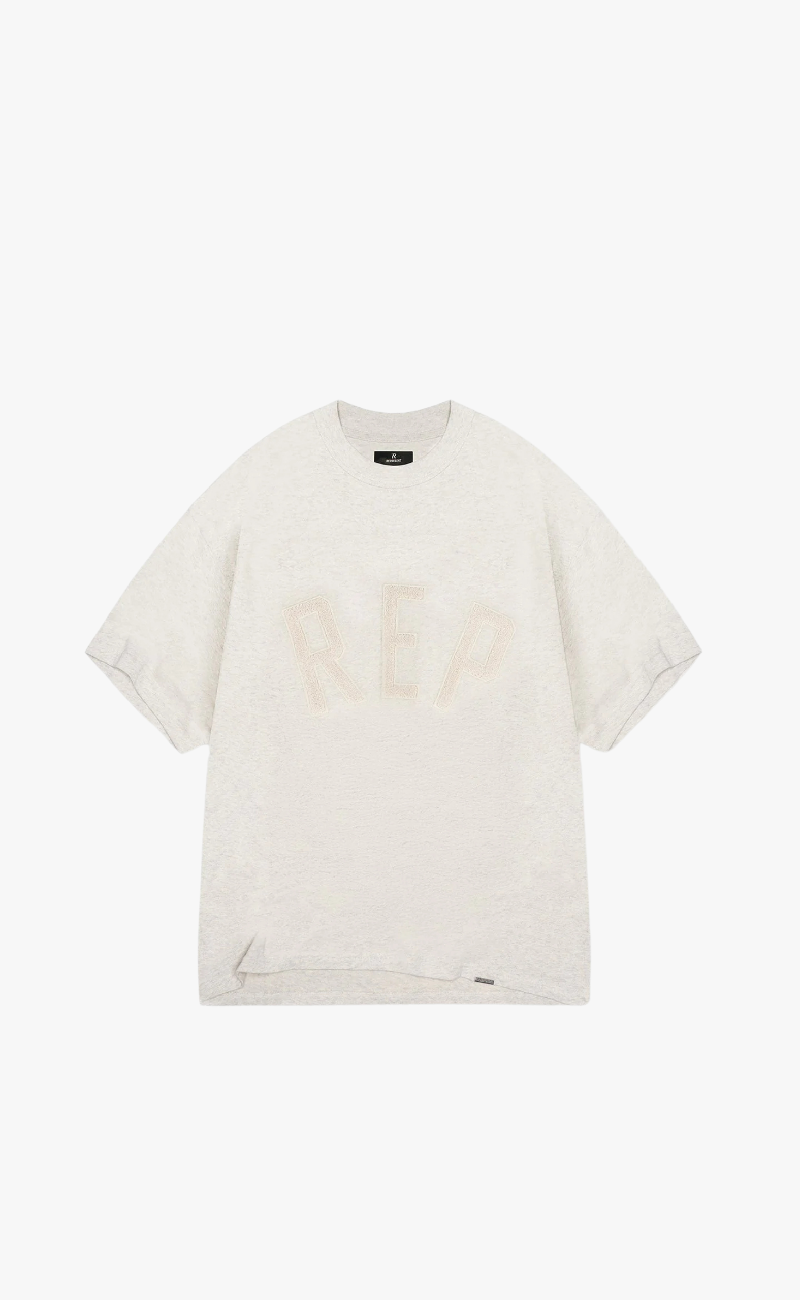 REP APPLIQUE CREAM MARL T-SHIRT