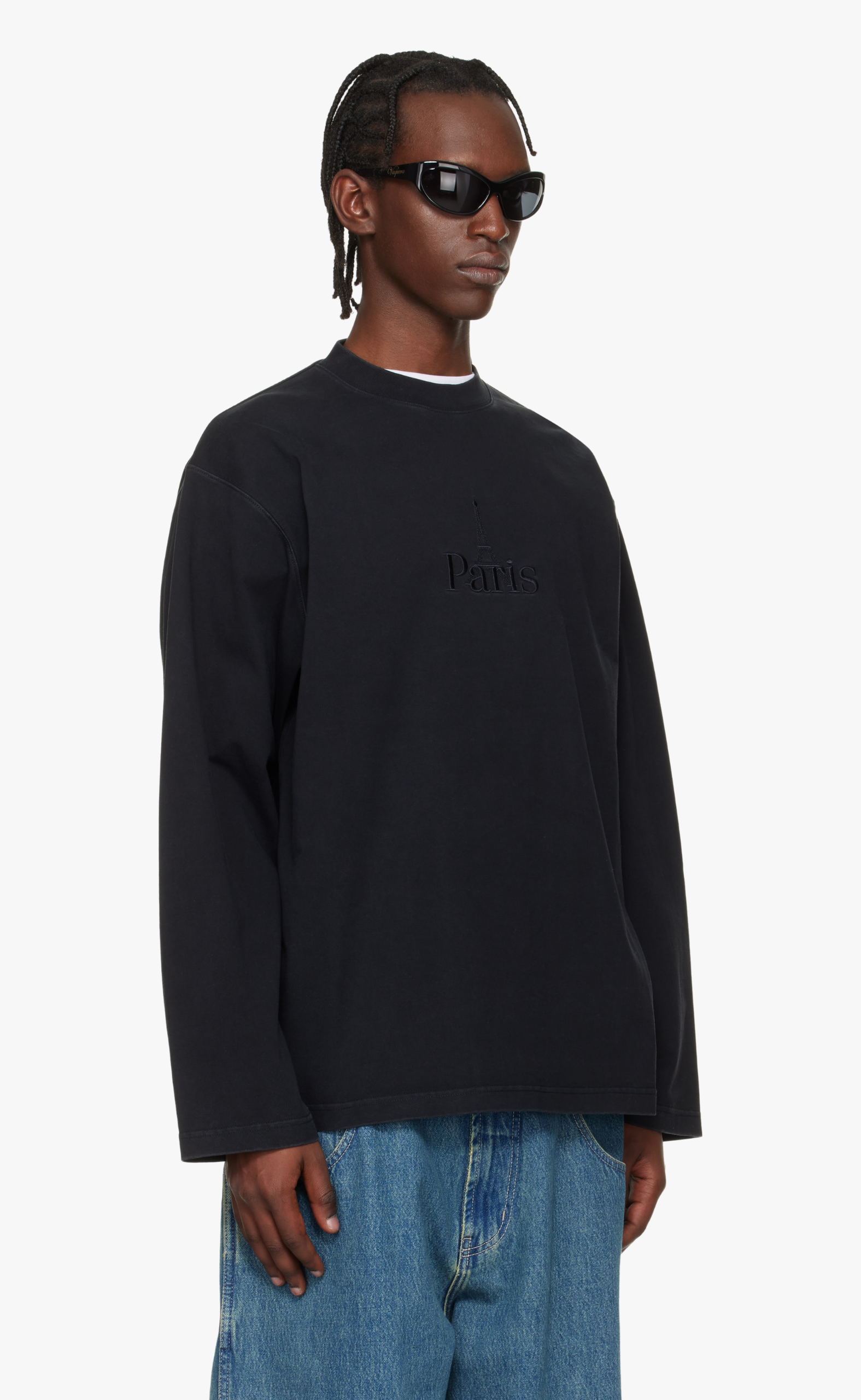 PARIS BLACK LONGSLEEVE