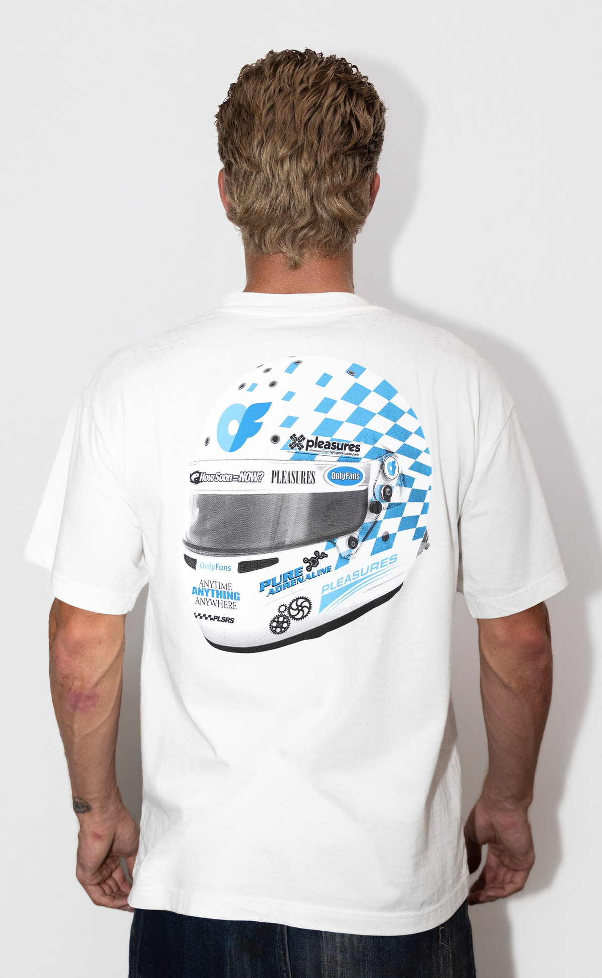 HELMET WHITE T-SHIRT