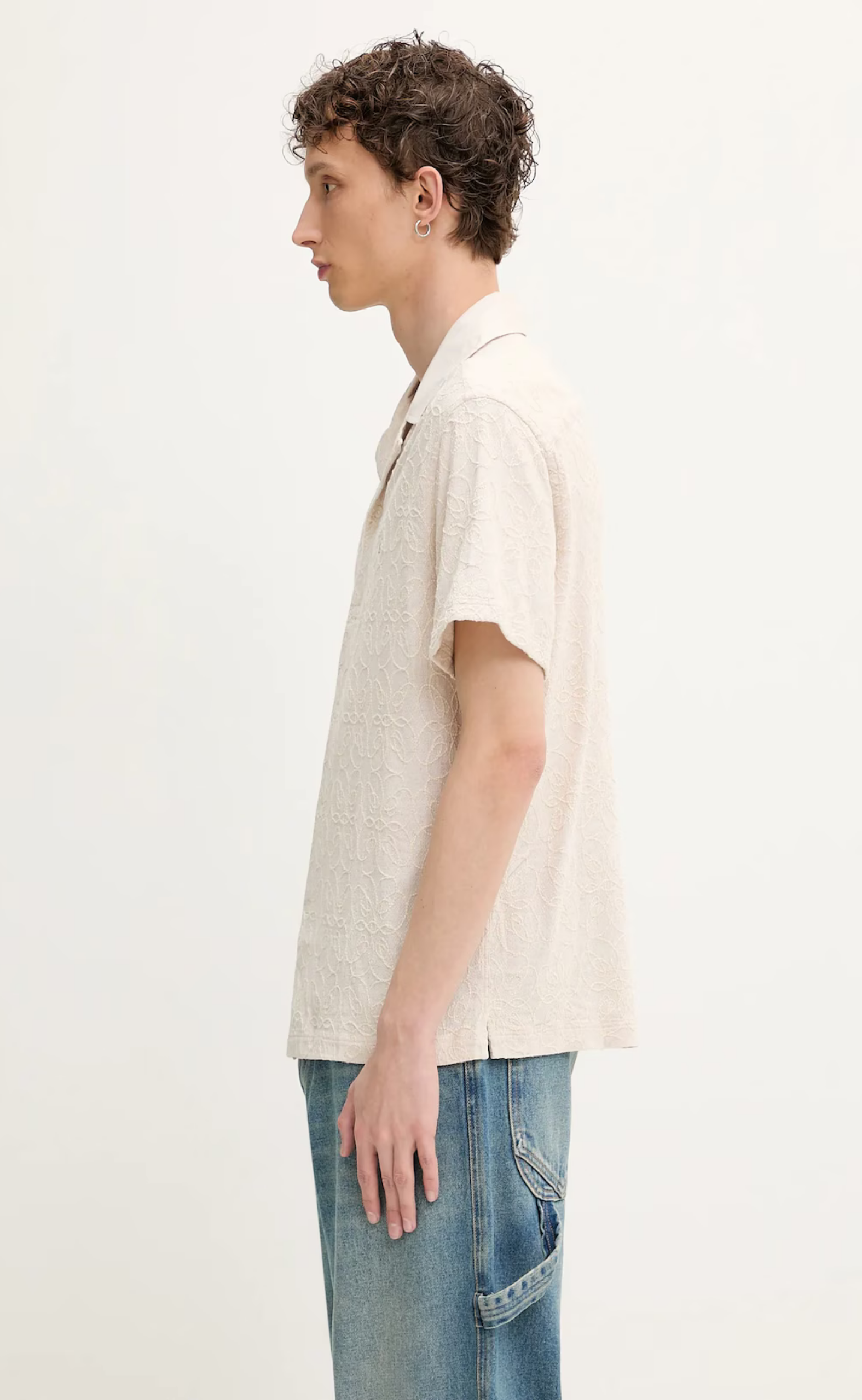 RESORT SHIRT PETAL ECRU
