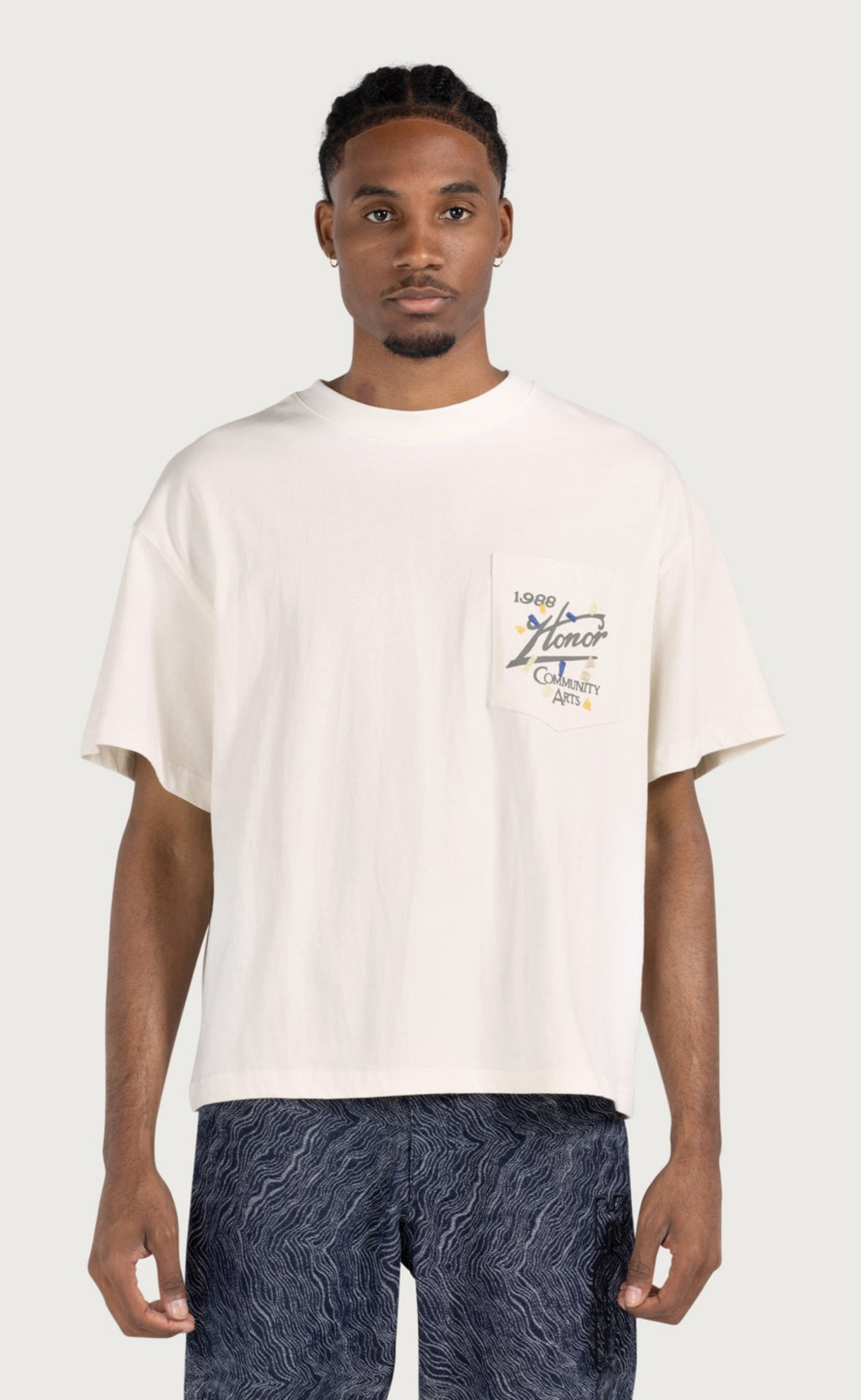 COMMUNITY ARTS WHITE T-SHIRT