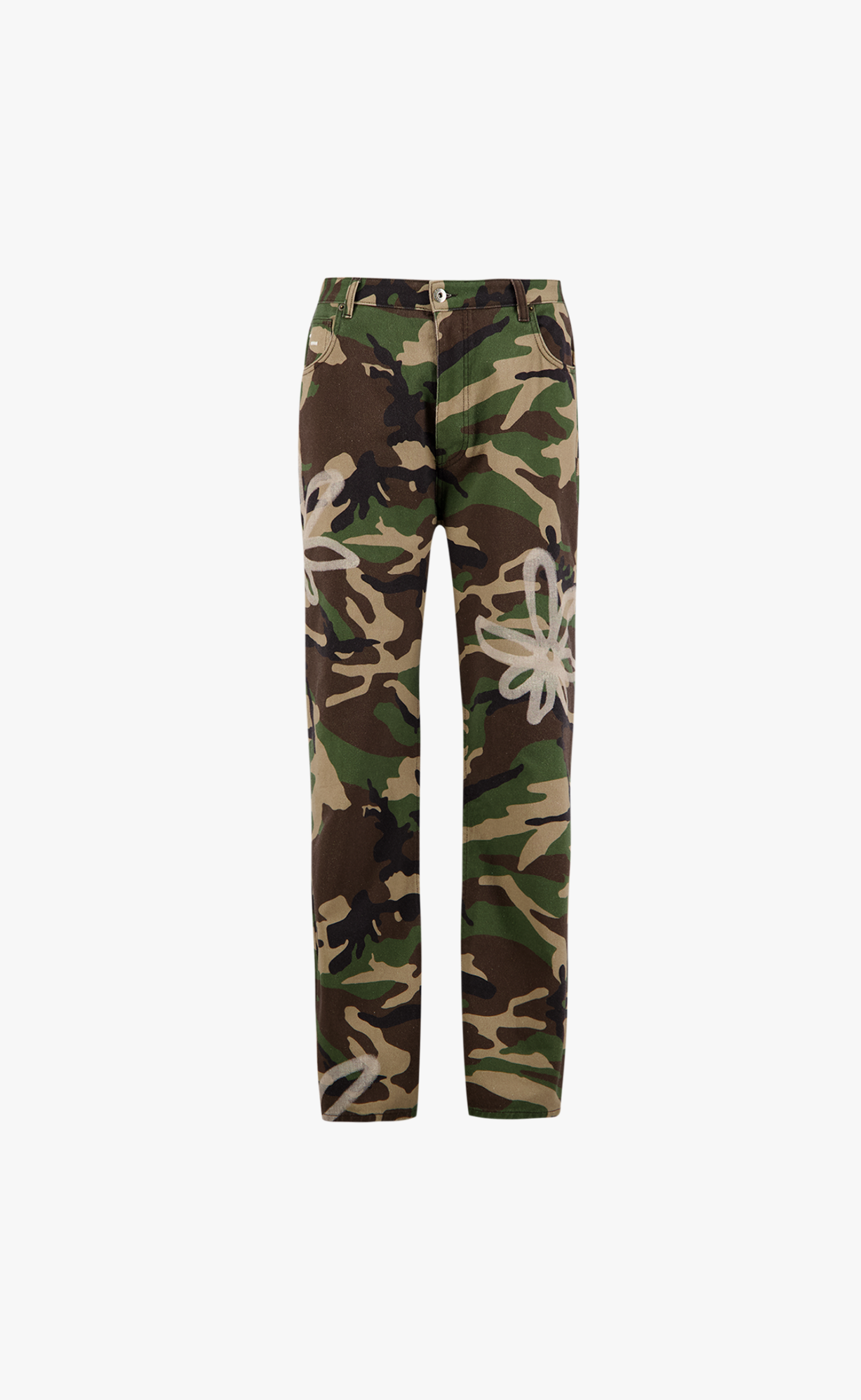 TROUSERS FLOWER CAMO