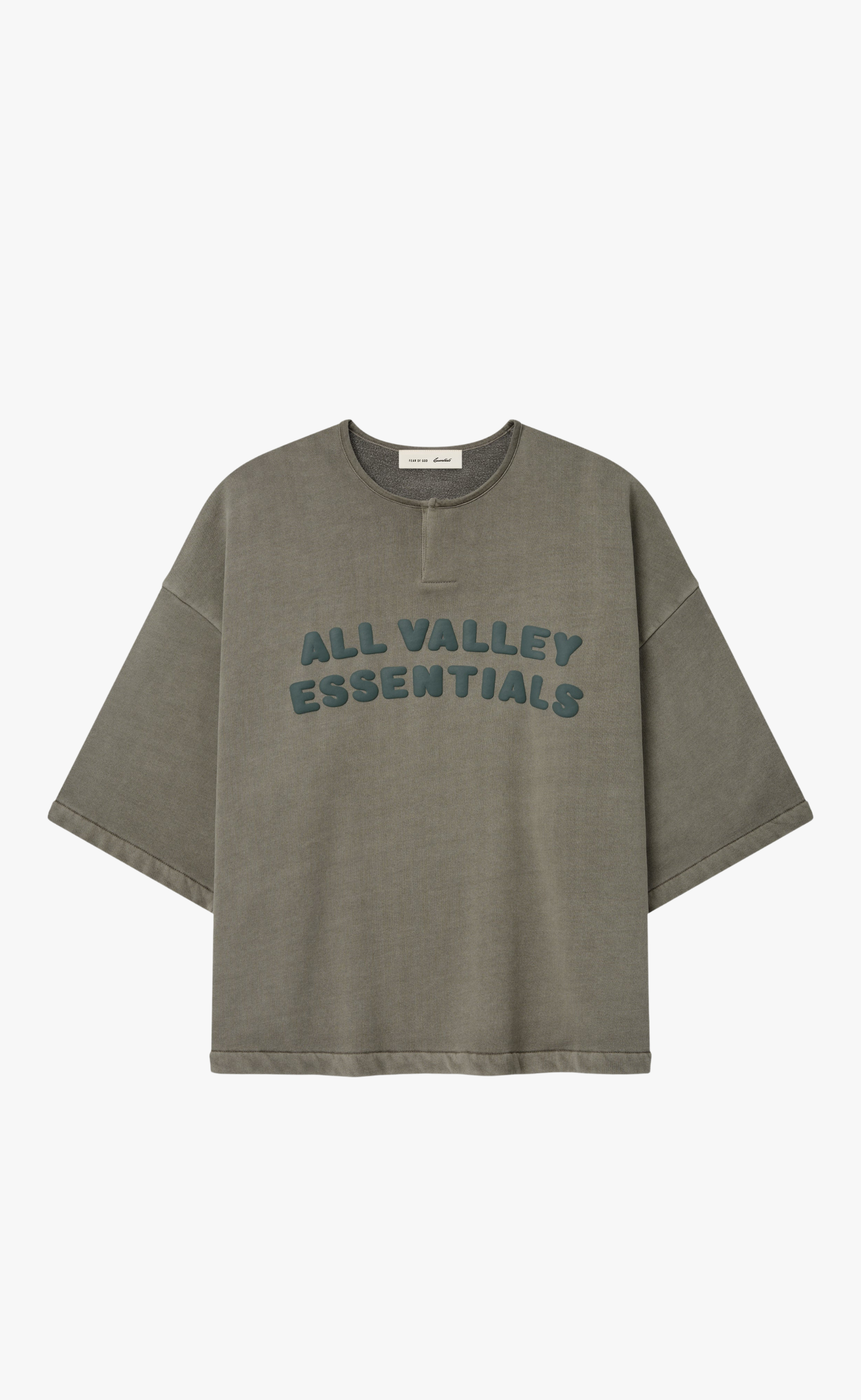 3/4 HENLEY WASHED SEAL T-SHIRT
