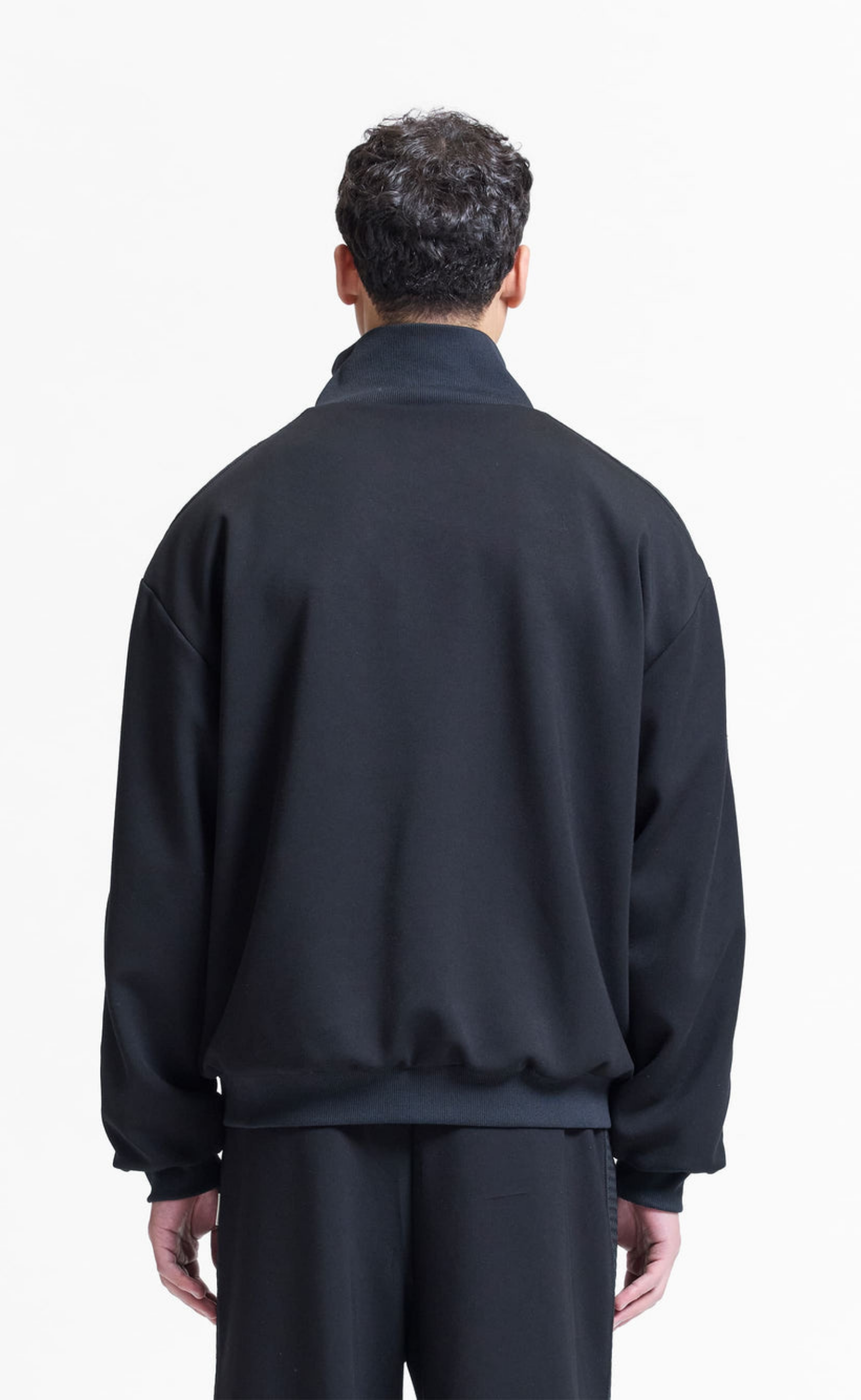 STUDIO REVERSIBLE TRACK BLACK JACKET