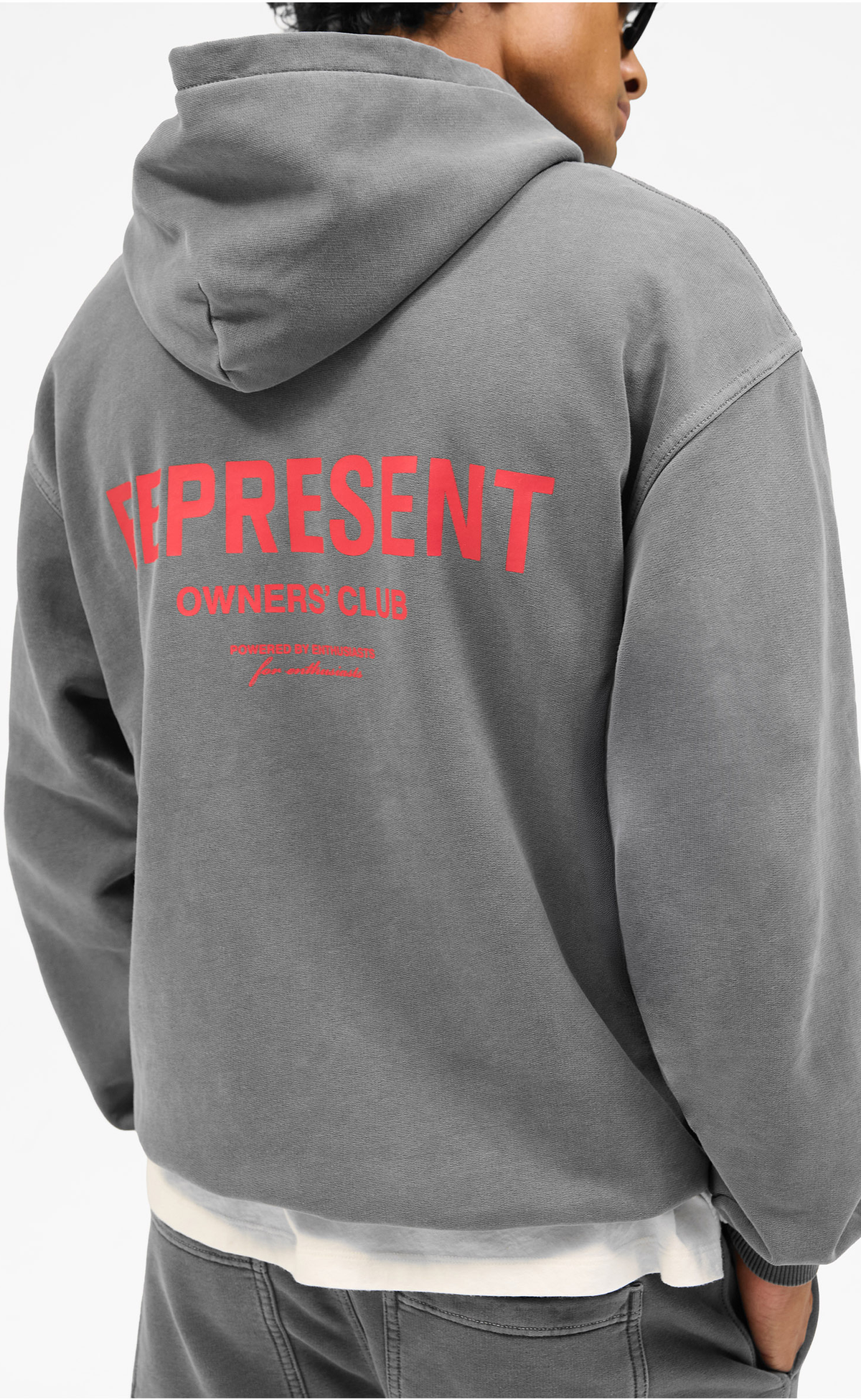 OWNERS CLUB WASHED BLACK HOODIE