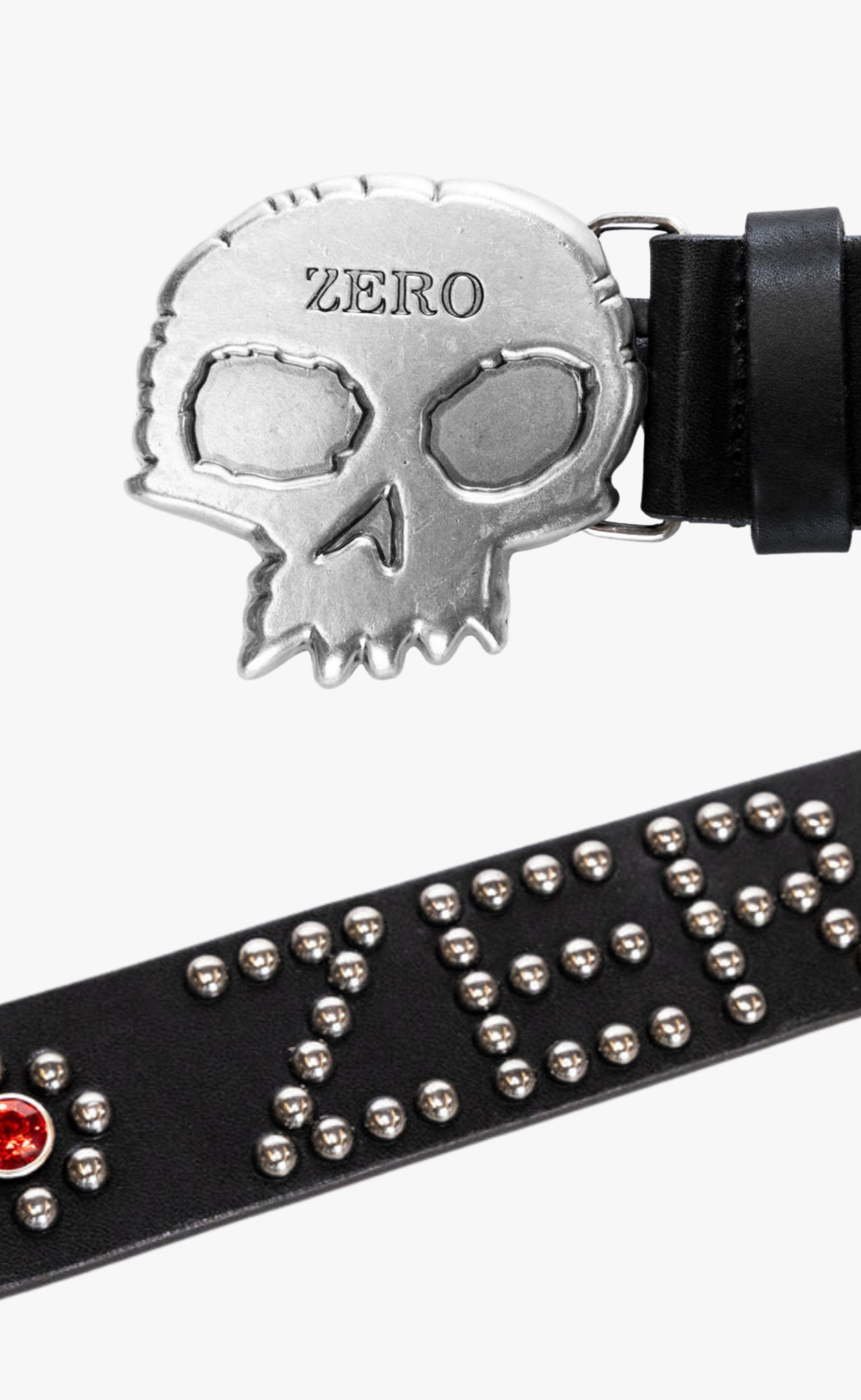 ZERO STUDDED BLACK BELT