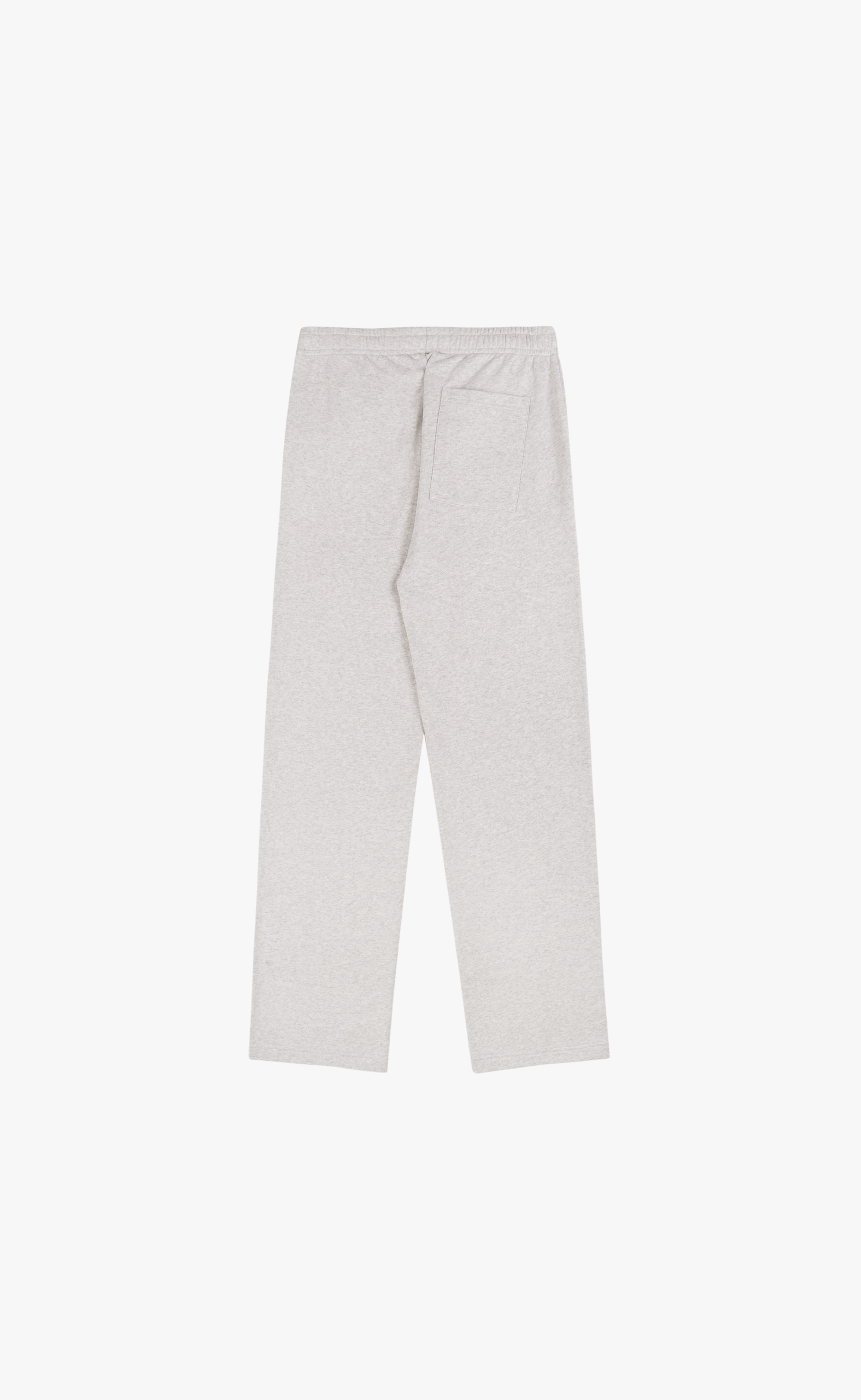 NAUTICAL EMBROIDERED WIDE HEATHER GRAY SWEATPANT