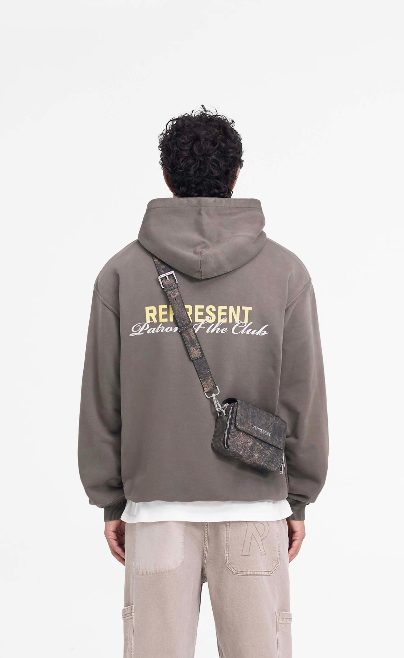 PATRON OF THE CLUB WASHED OLIVE HOODIE