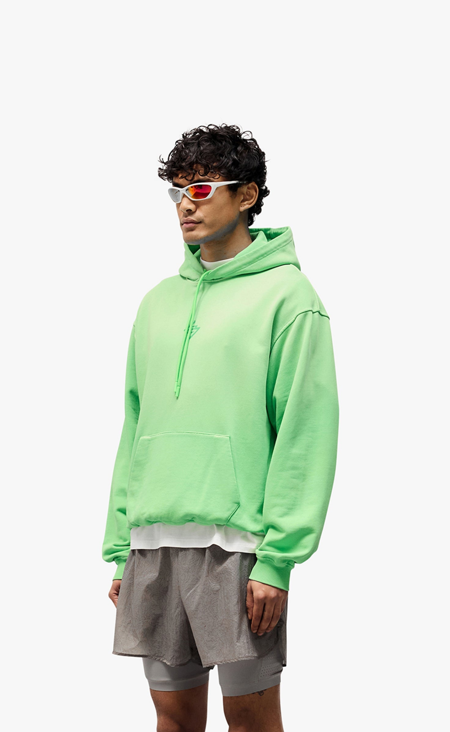 247 MOTION OVERSIZED SPEED GREEN HOODIE