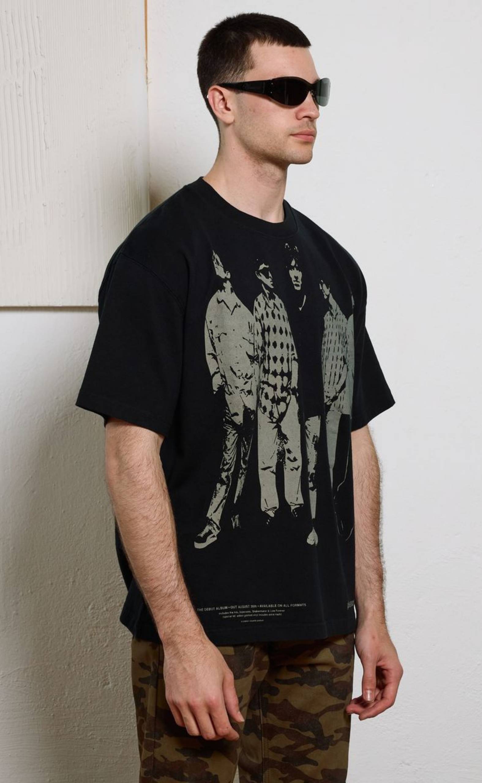 DEFINITELY HEAVYWEIGHT FADED BLACK T-SHIRT