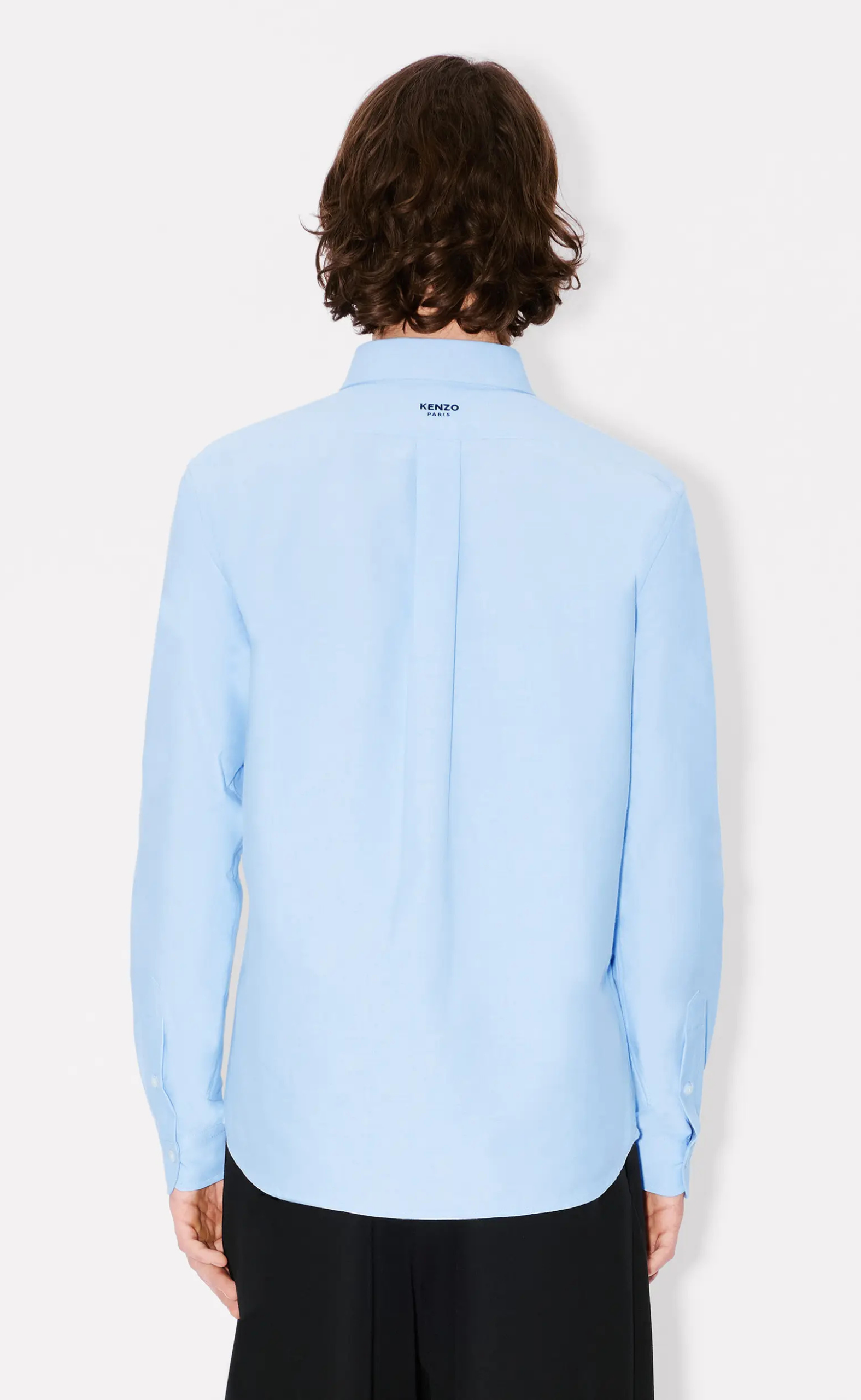 KENZO BOKE FLOWER CASUAL SKY BLUE SHIRT