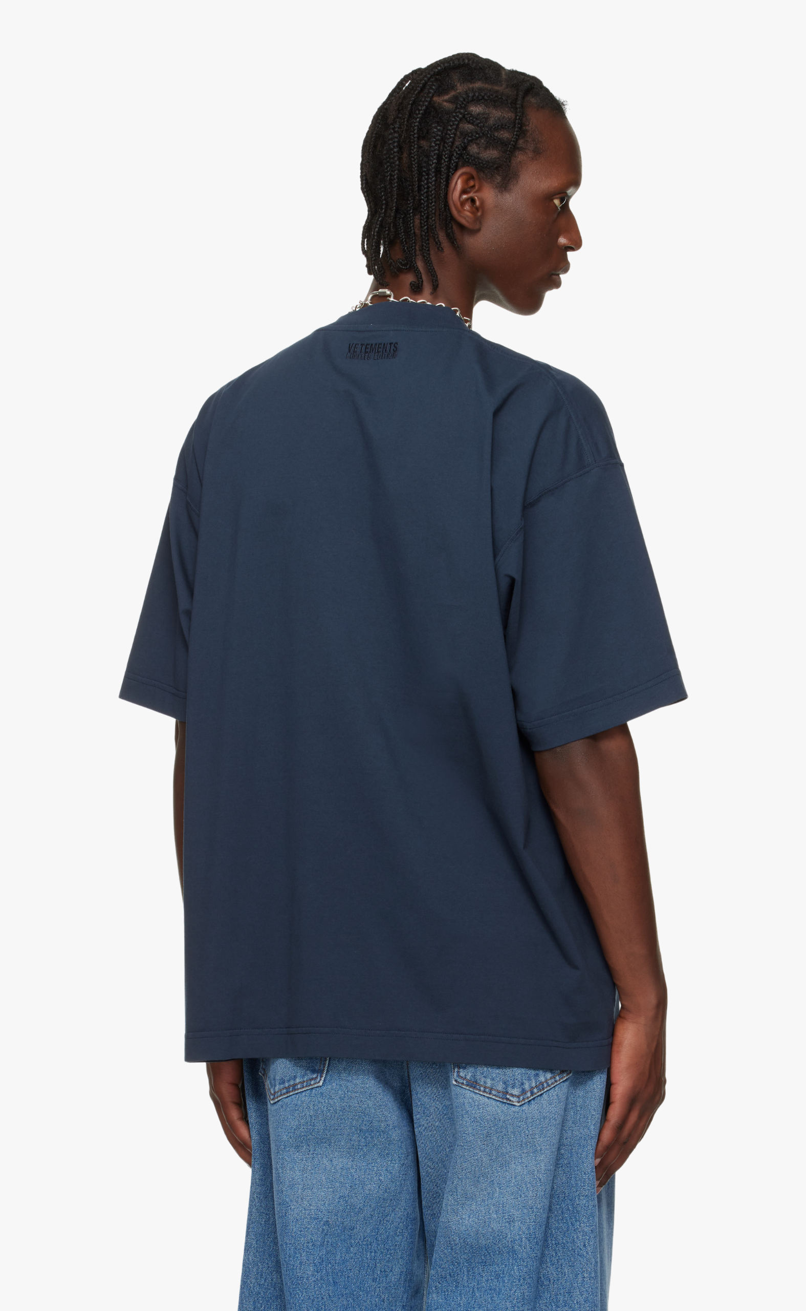 PORNSTAR NAVY T-SHIRT