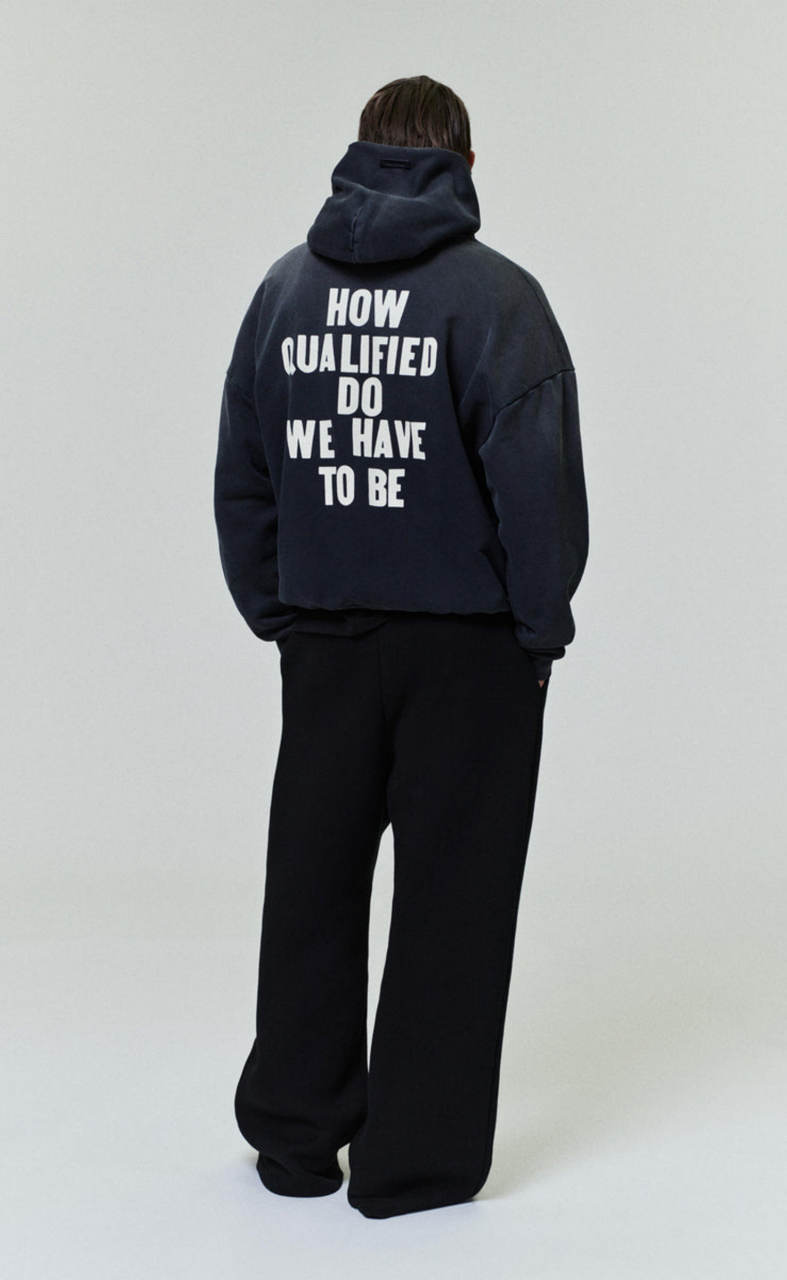 QUALIFIED BLACK HOODIE