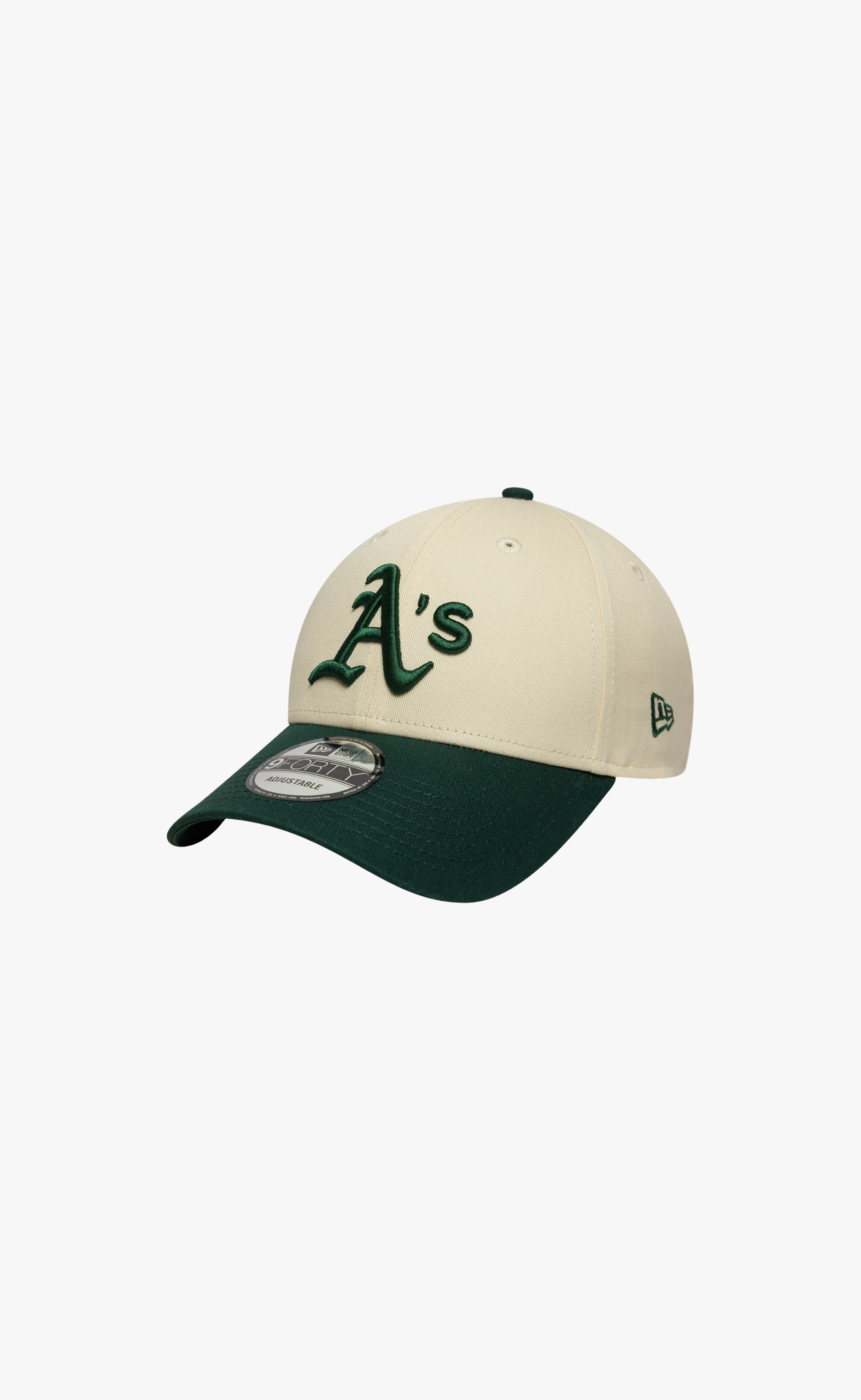 OAKLAND ATHLETICS COLOUR BLOCK 9FORTY CREAM GREEN HAT