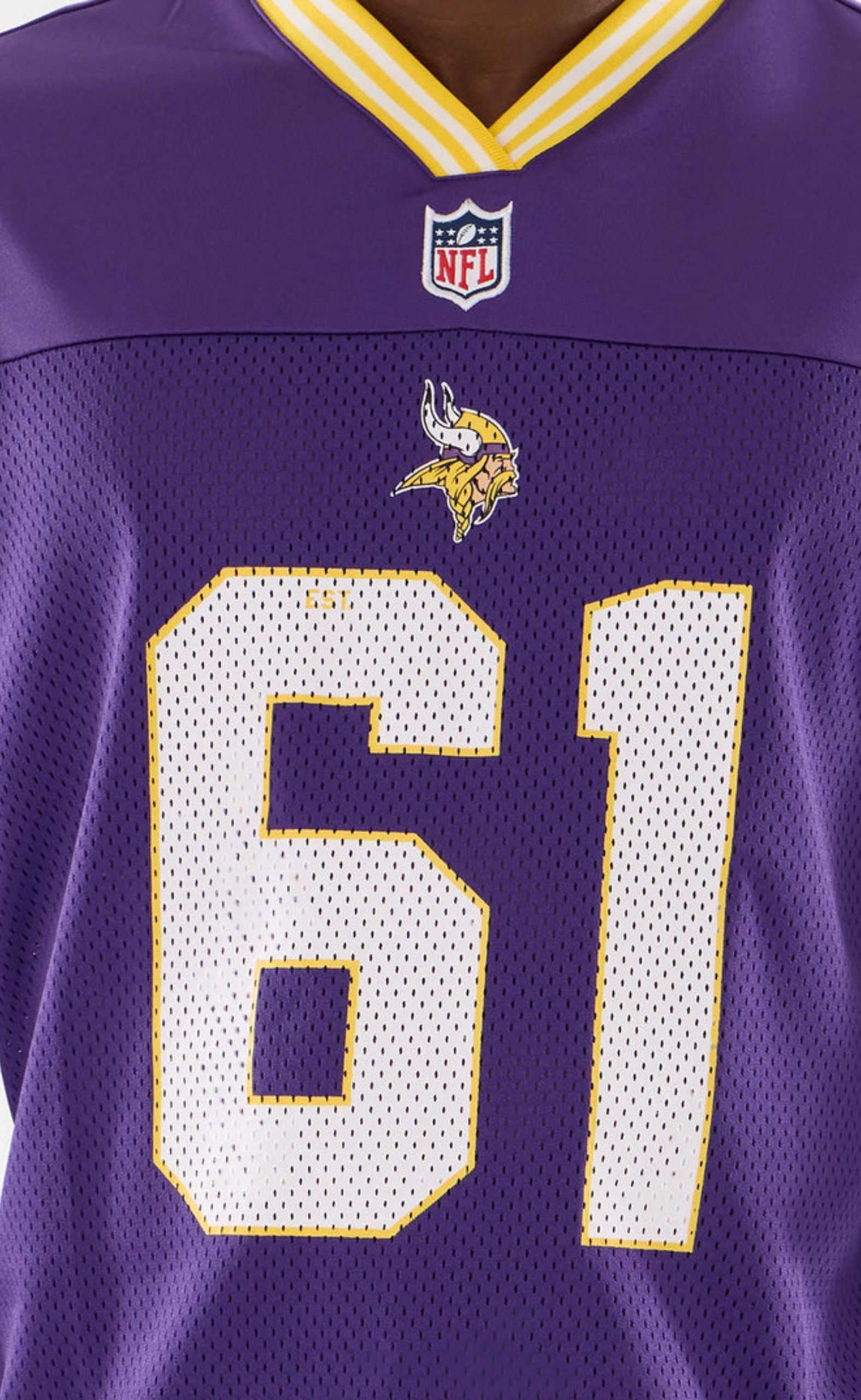 MINNESOTA VIKINGS NFL MESH PURPLE T-SHIRT