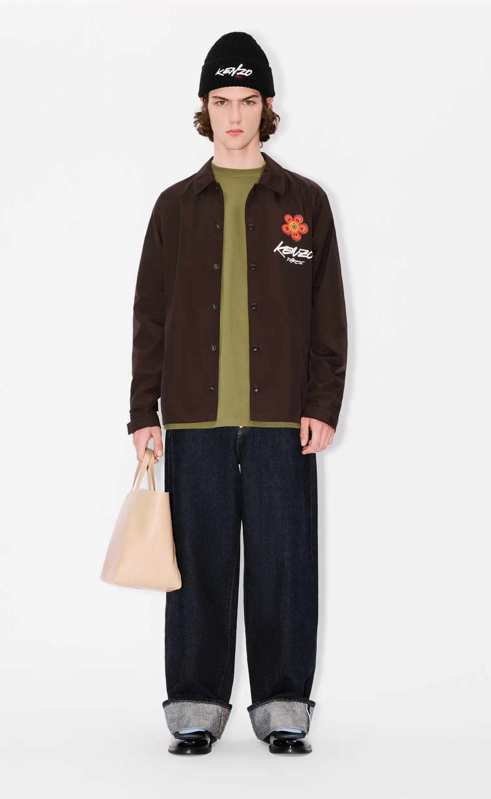 KENZO FUTURA LIGHT COACH CHOCOLATE JACKET