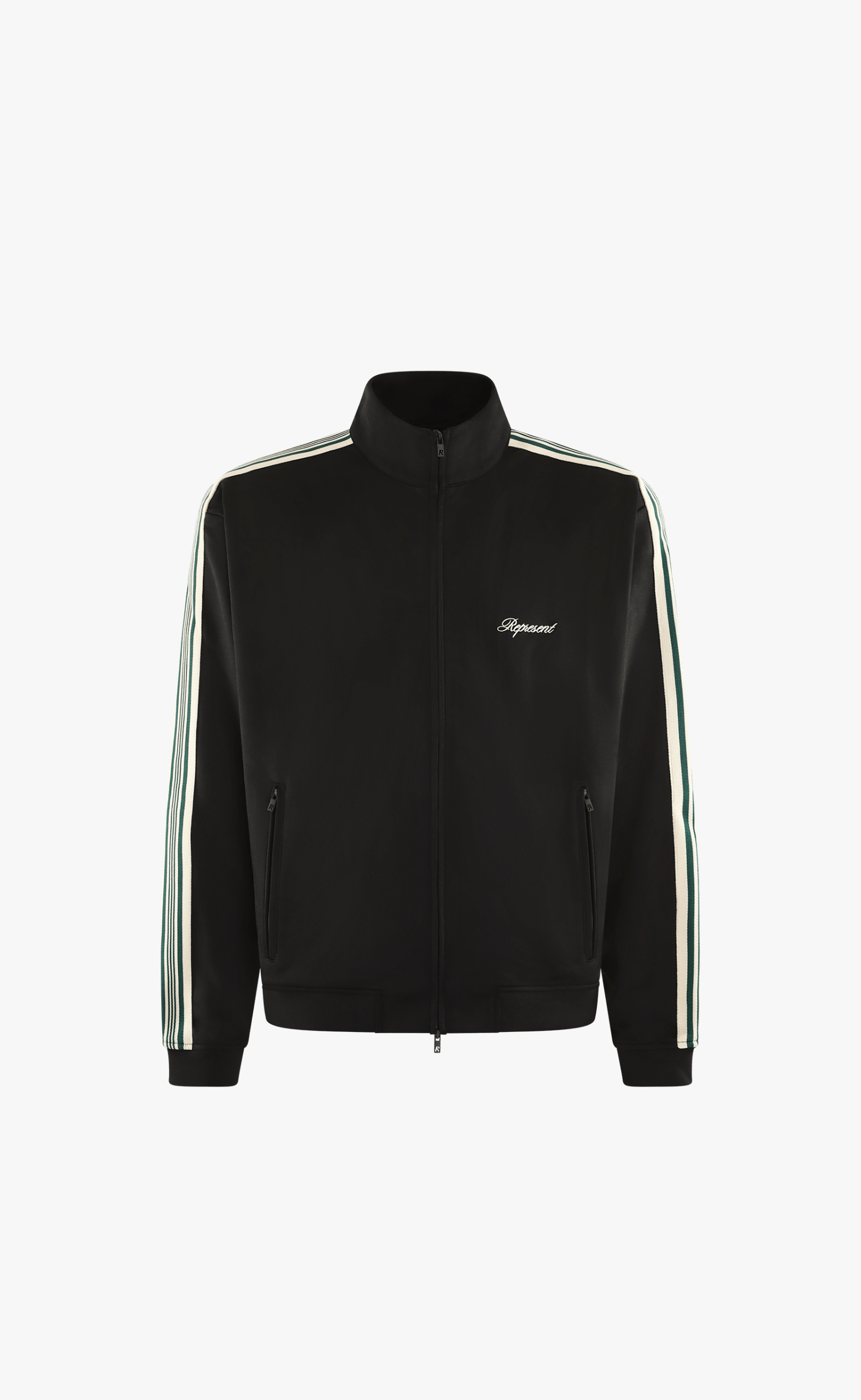 TAPED TRACK JET BLACK JACKET
