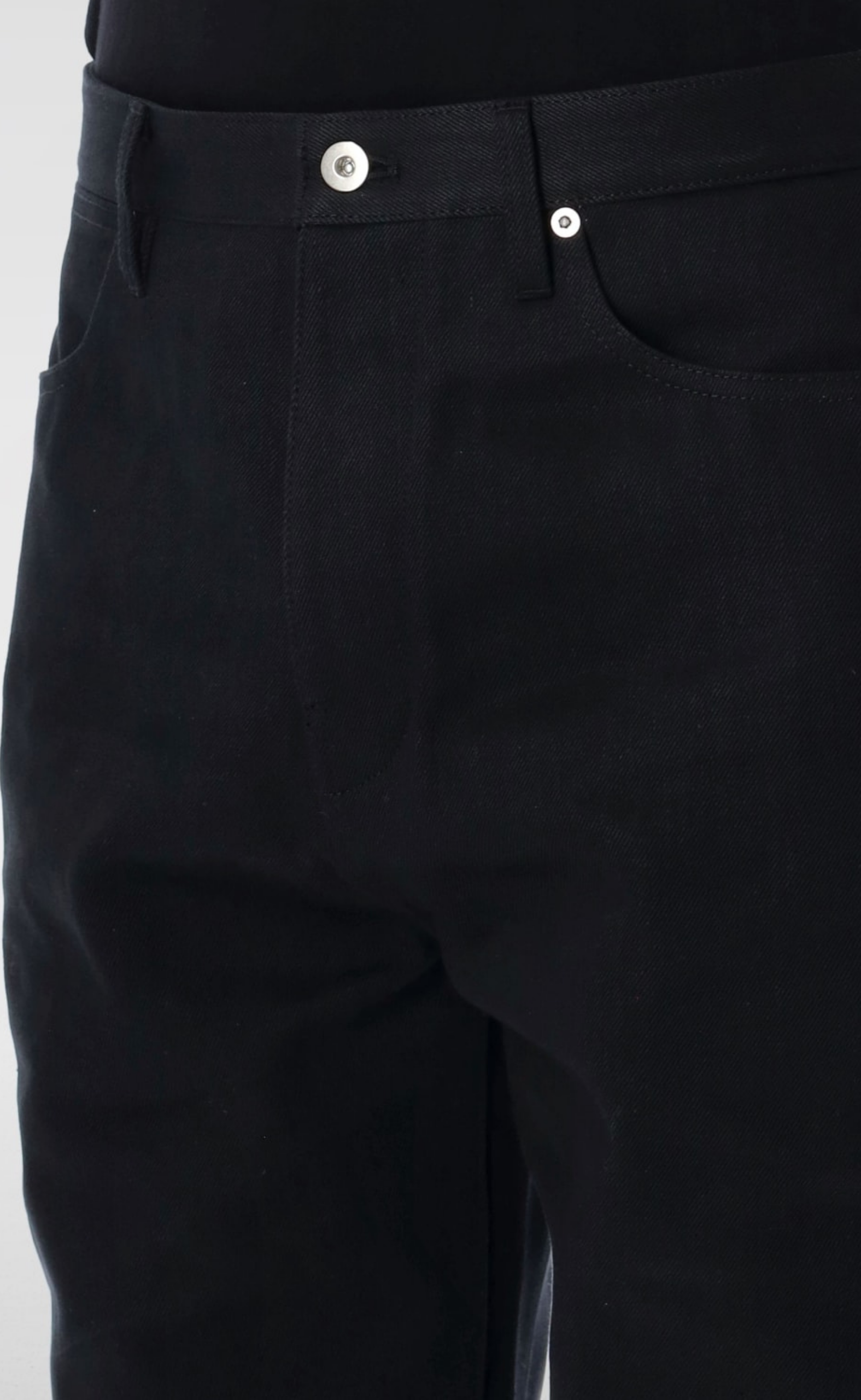 LOOSE DENIM JEANS BLACK