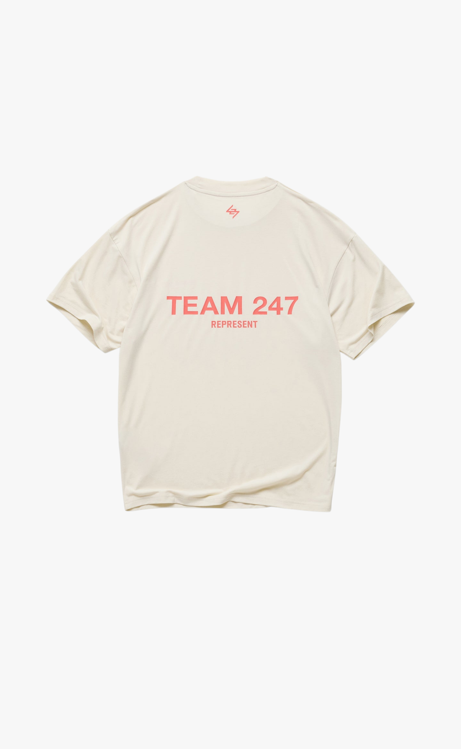 TEAM 247 OVERSIZED CREAM T-SHIRT